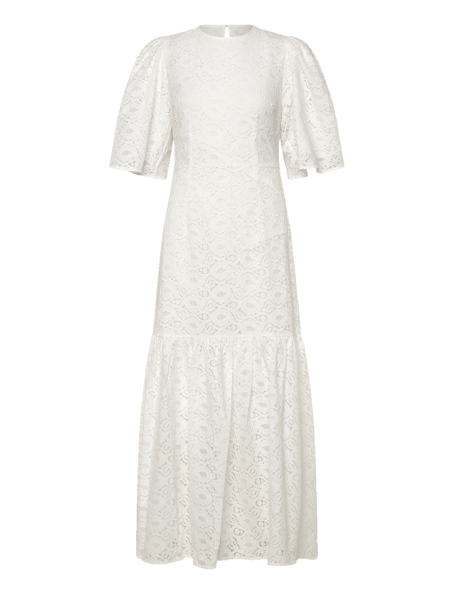 Stella Nova - Cotton Lace Maxi Dress - maxi dresses - 001 white - 1
