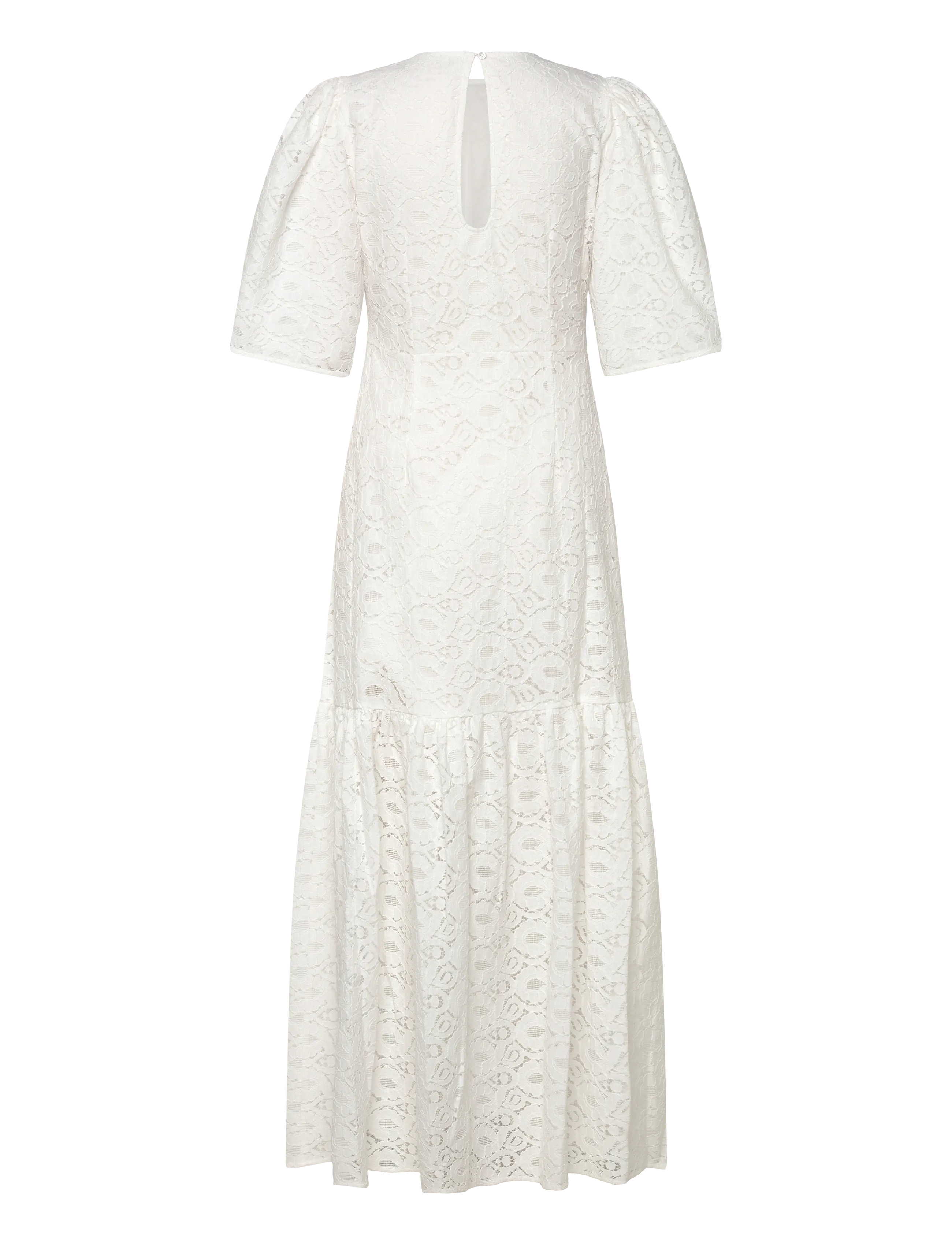 Stella Nova - Cotton Lace Maxi Dress - maxi dresses - 001 white - 2