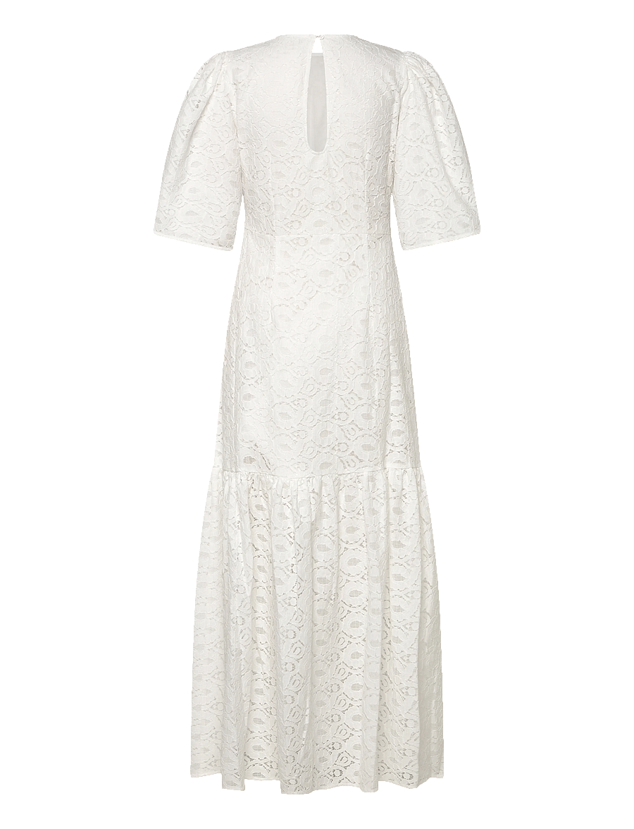 Stella Nova - Cotton Lace Maxi Dress - maxi dresses - 001 white - 2