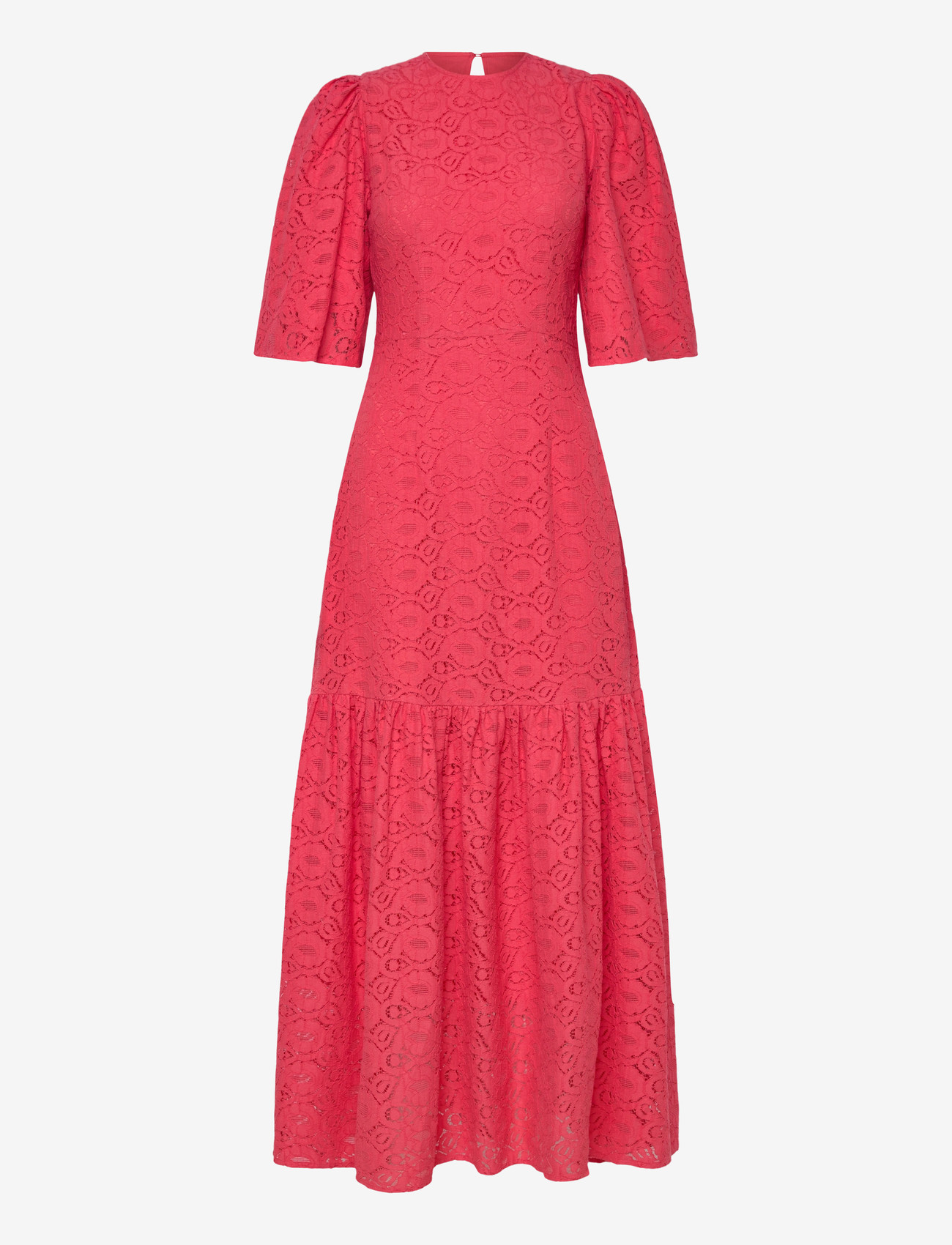 Stella Nova - Cotton Lace Maxi Dress - pitskleidid - 671 summer coral - 1