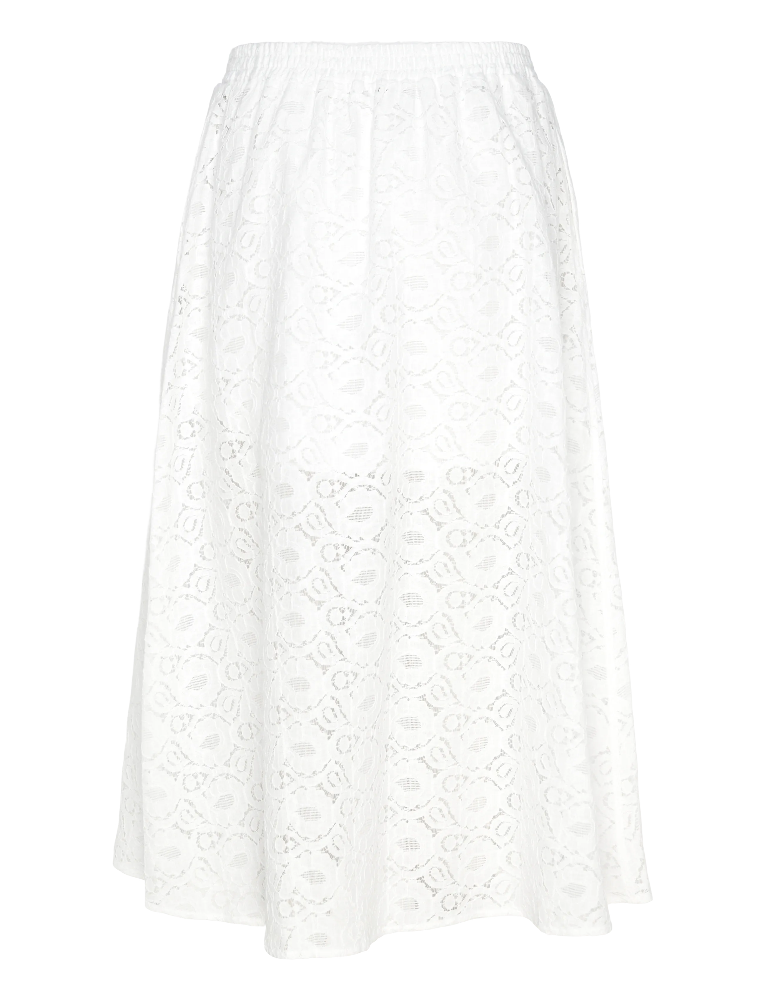 Stella Nova - Cotton Lace Skirt - midi-röcke - 001 white - 2
