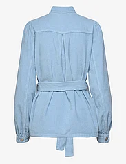 Stella Nova - Corduroy shirt with belt - denimskjorter - light blue - 2