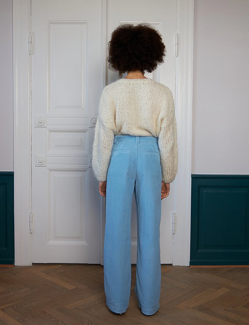 Stella Nova - Corduroy pants - hosen mit weitem bein - light blue - 3