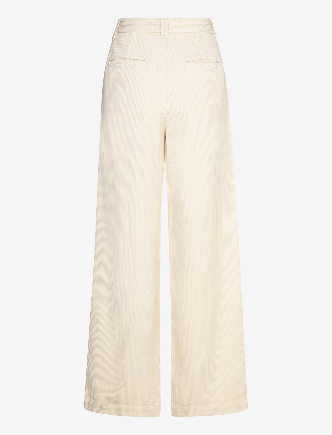 Stella Nova - Corduroy pants - laia säärega püksid - vanilla - 1