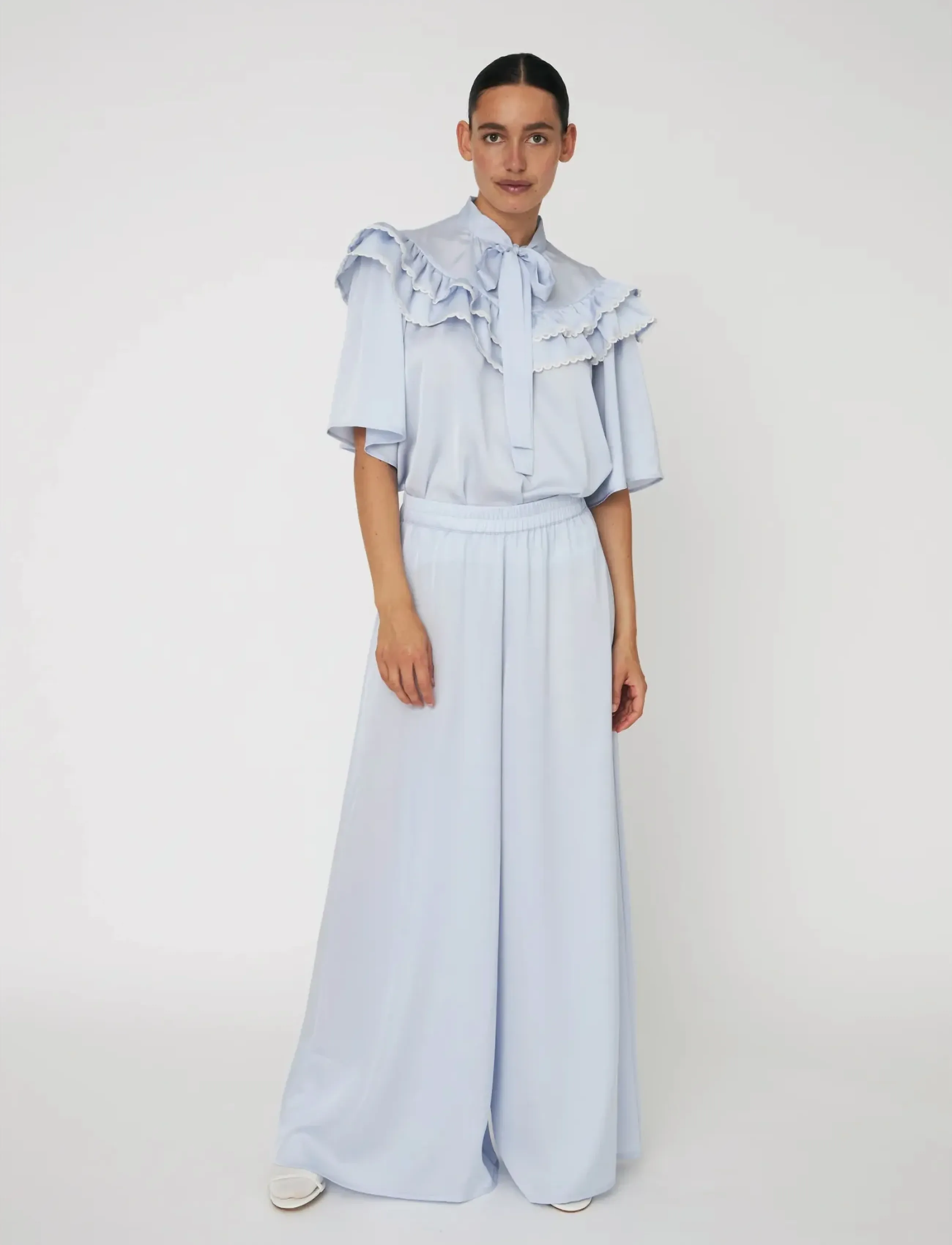 Stella Nova Culotte Pants - Püksid - 307 DUST BLUE / blue