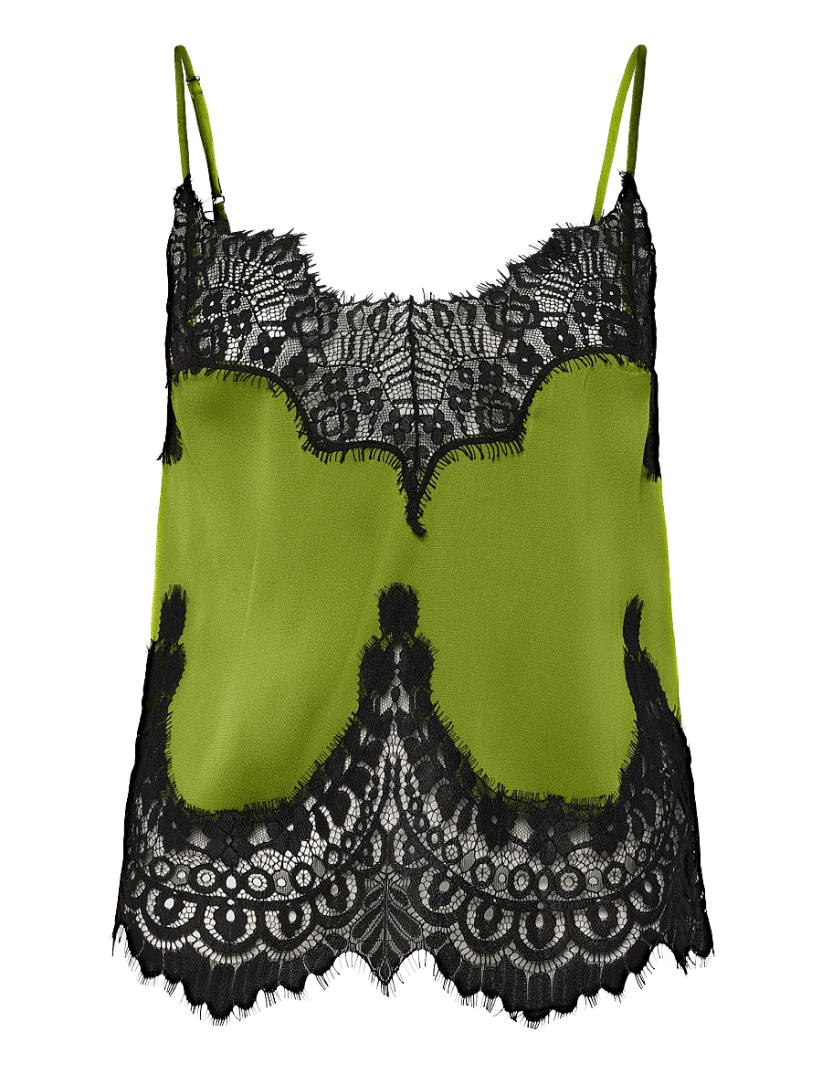 Stella Nova - Delicate Lace Top - green flash - 0