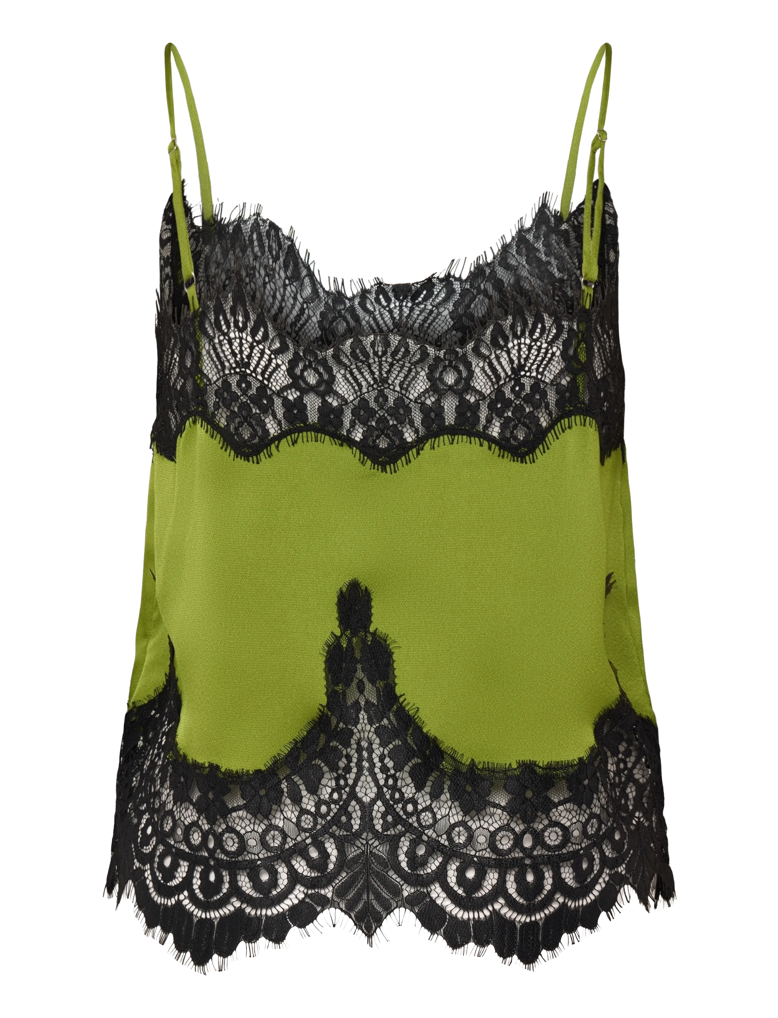 Stella Nova - Delicate Lace Top - green flash - 1