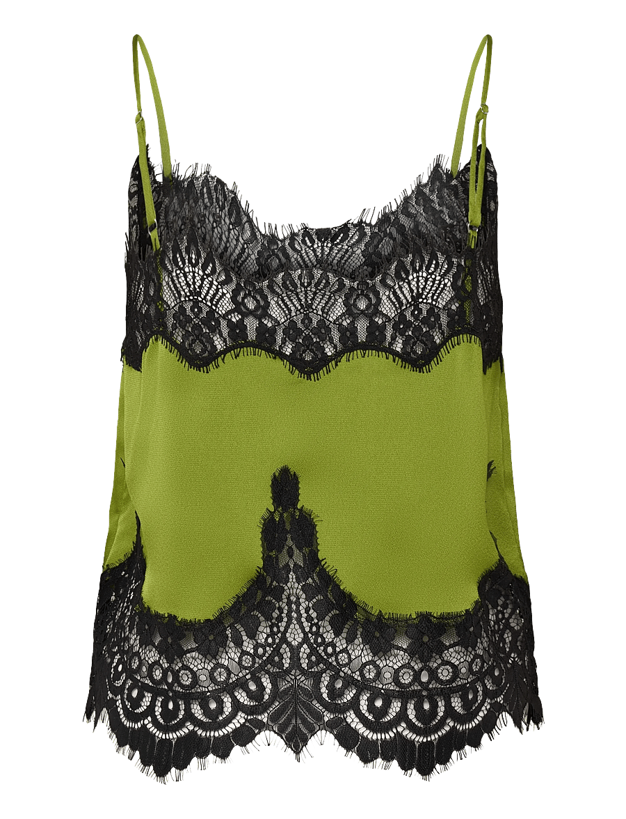 Stella Nova - Delicate Lace Top - green flash - 1
