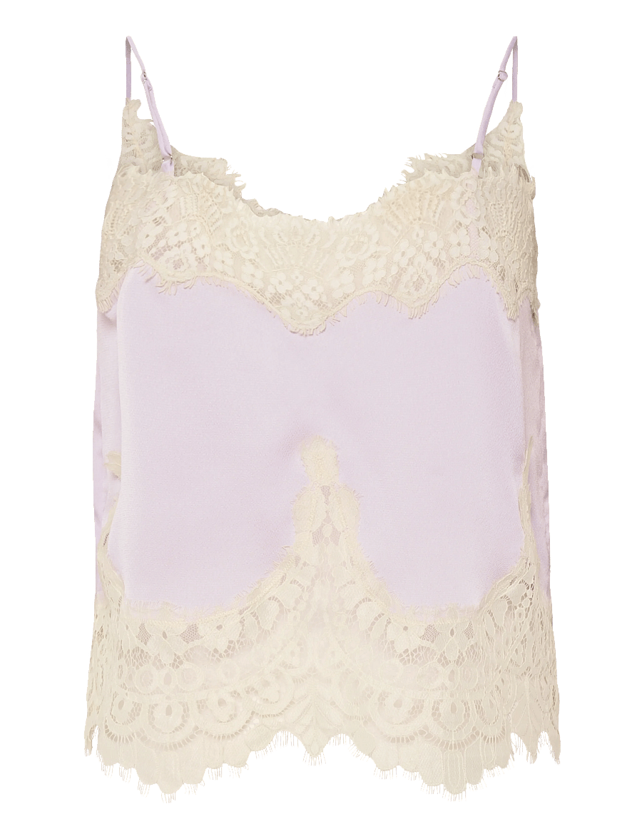 Stella Nova - Delicate Lace Top - Ärmellose blusen - light purple - 1