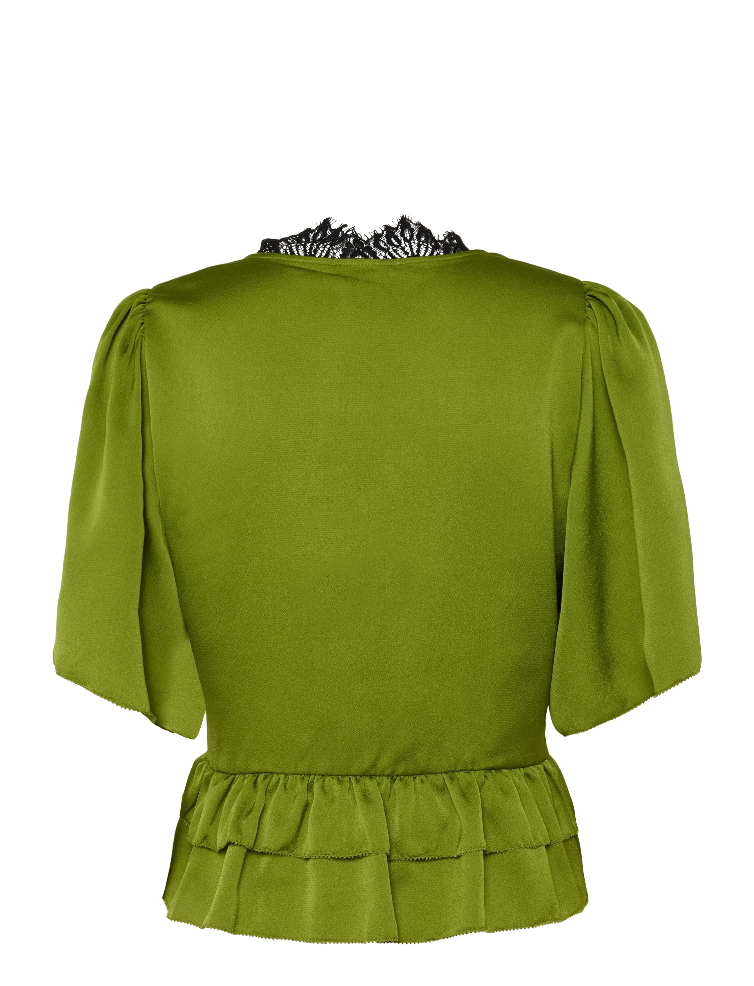 Stella Nova - Delicate Tieband Blouse - green flash - 1