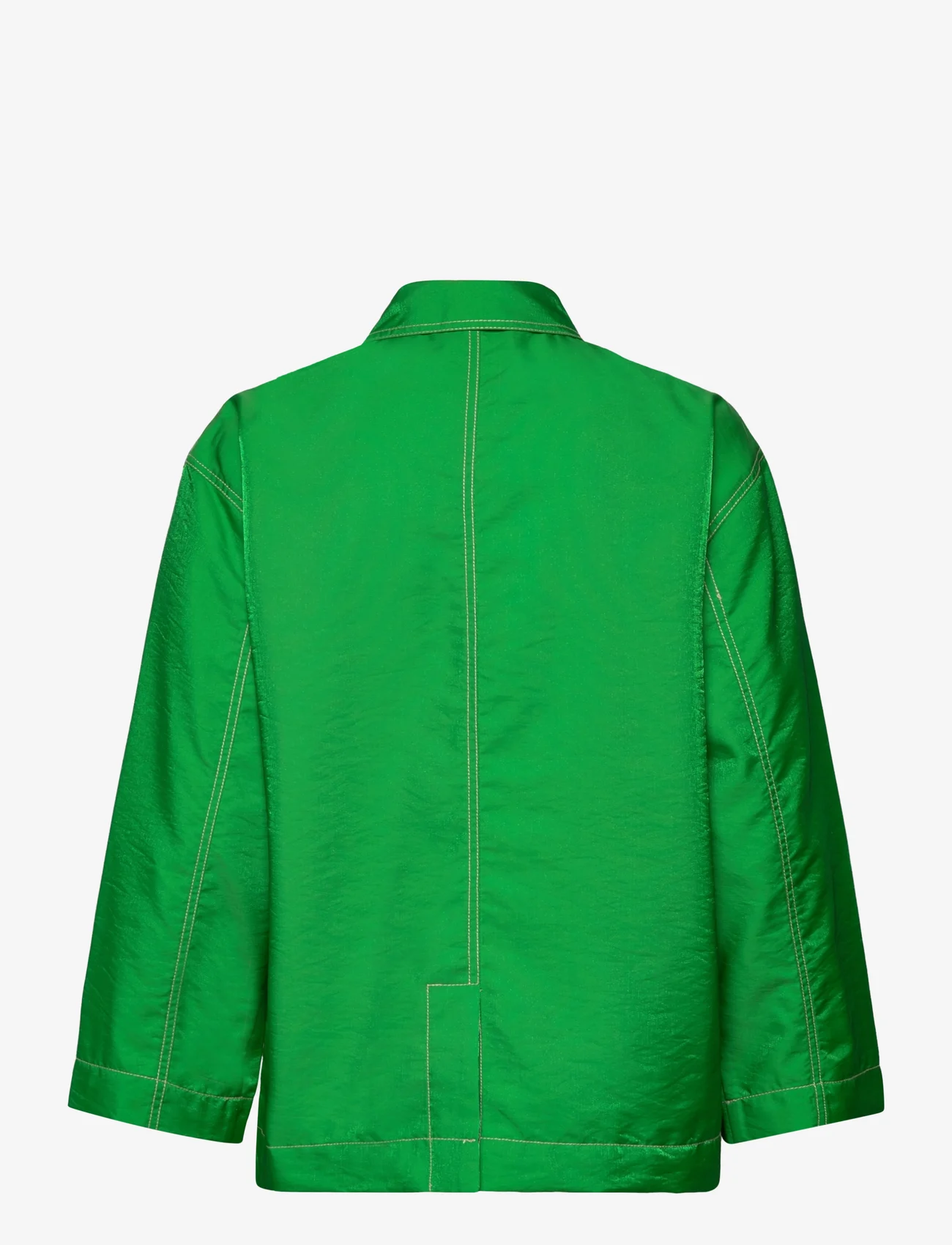 Stella Nova - Vilde - long-sleeved shirts - green leaf - 1