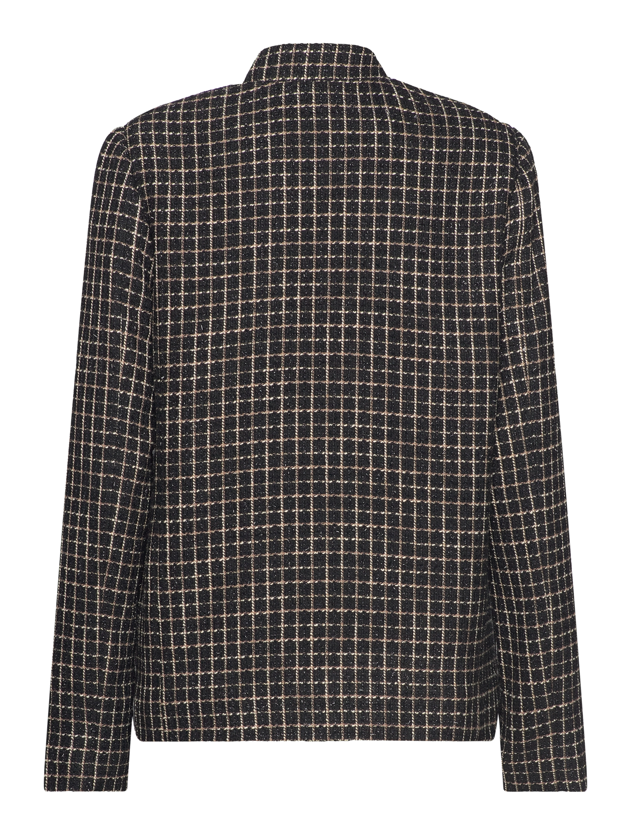 Stella Nova - Checked bouclé jacket - festmode zu outlet-preisen - black/white check - 2