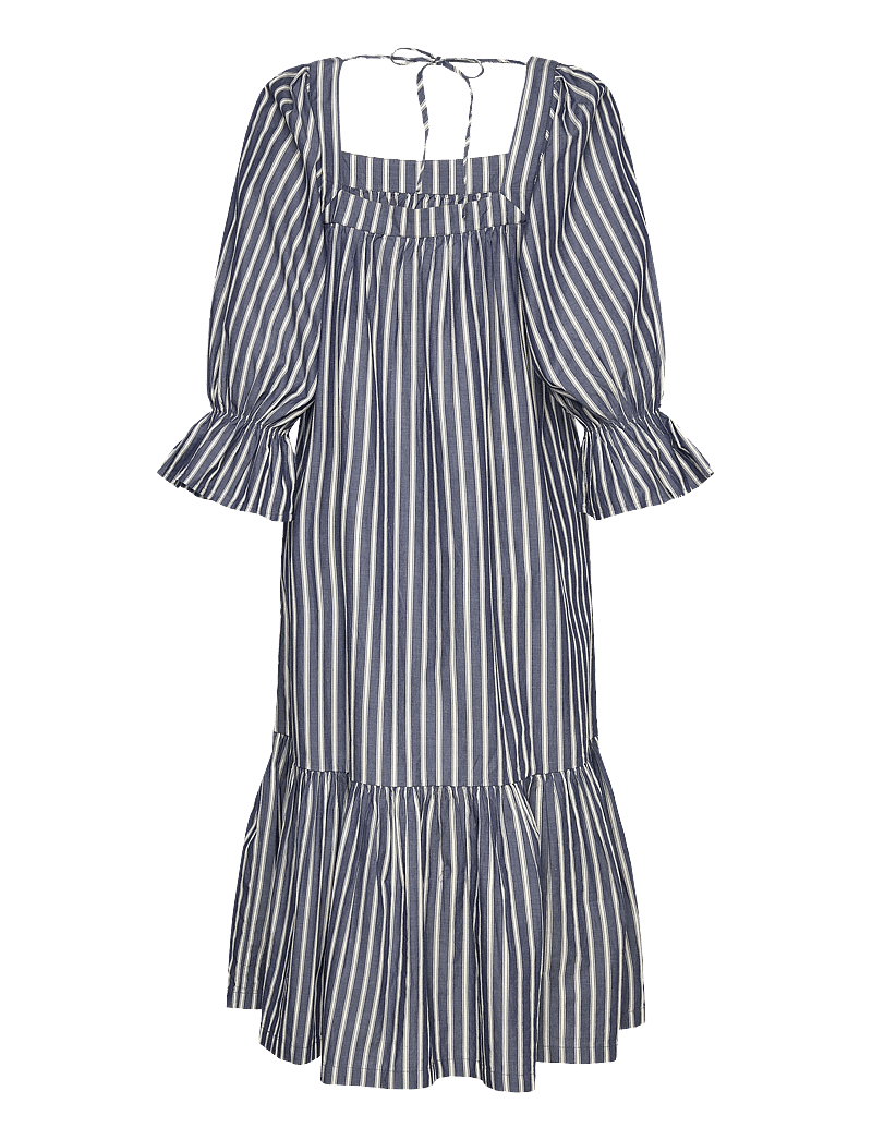 Stella Nova - Striped midi dress - midi kjoler - blue stripes - 2