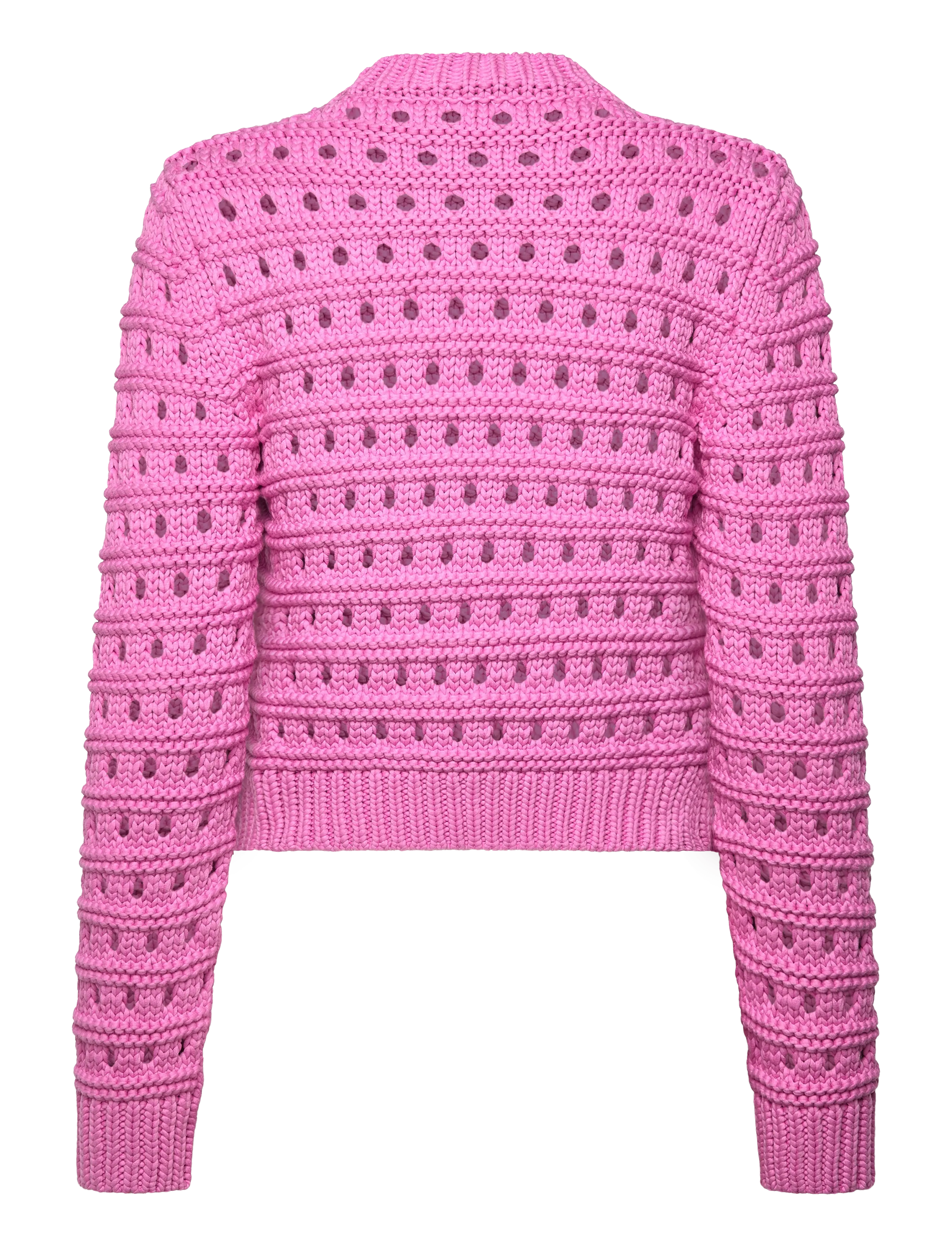 Stella Nova - Cotton Stitch Sweater - pullover - pink - 2