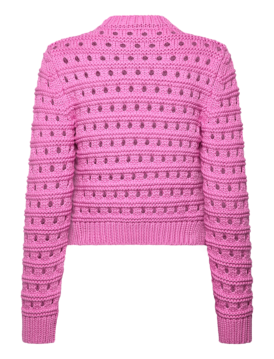 Stella Nova - Cotton Stitch Sweater - pullover - pink - 2