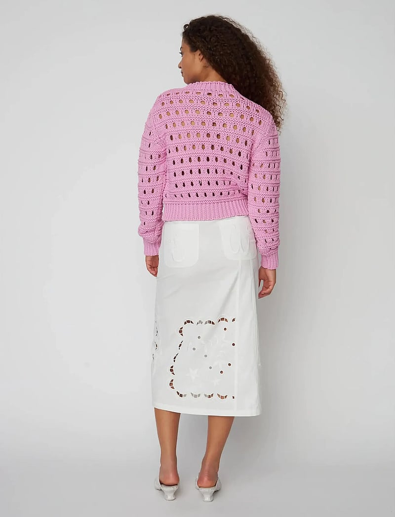 Stella Nova - Cotton Stitch Sweater - sviitrid - pink - 3