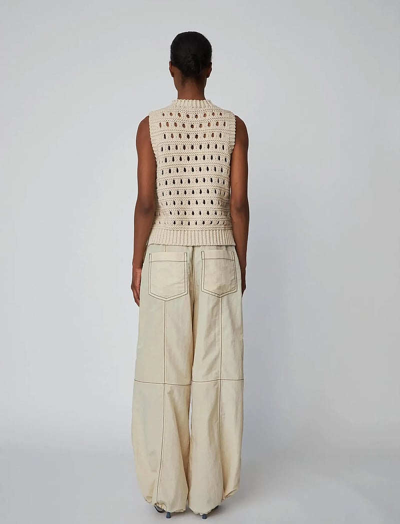 Stella Nova - Cotton Stitch Vest - strikveste - creme - 3