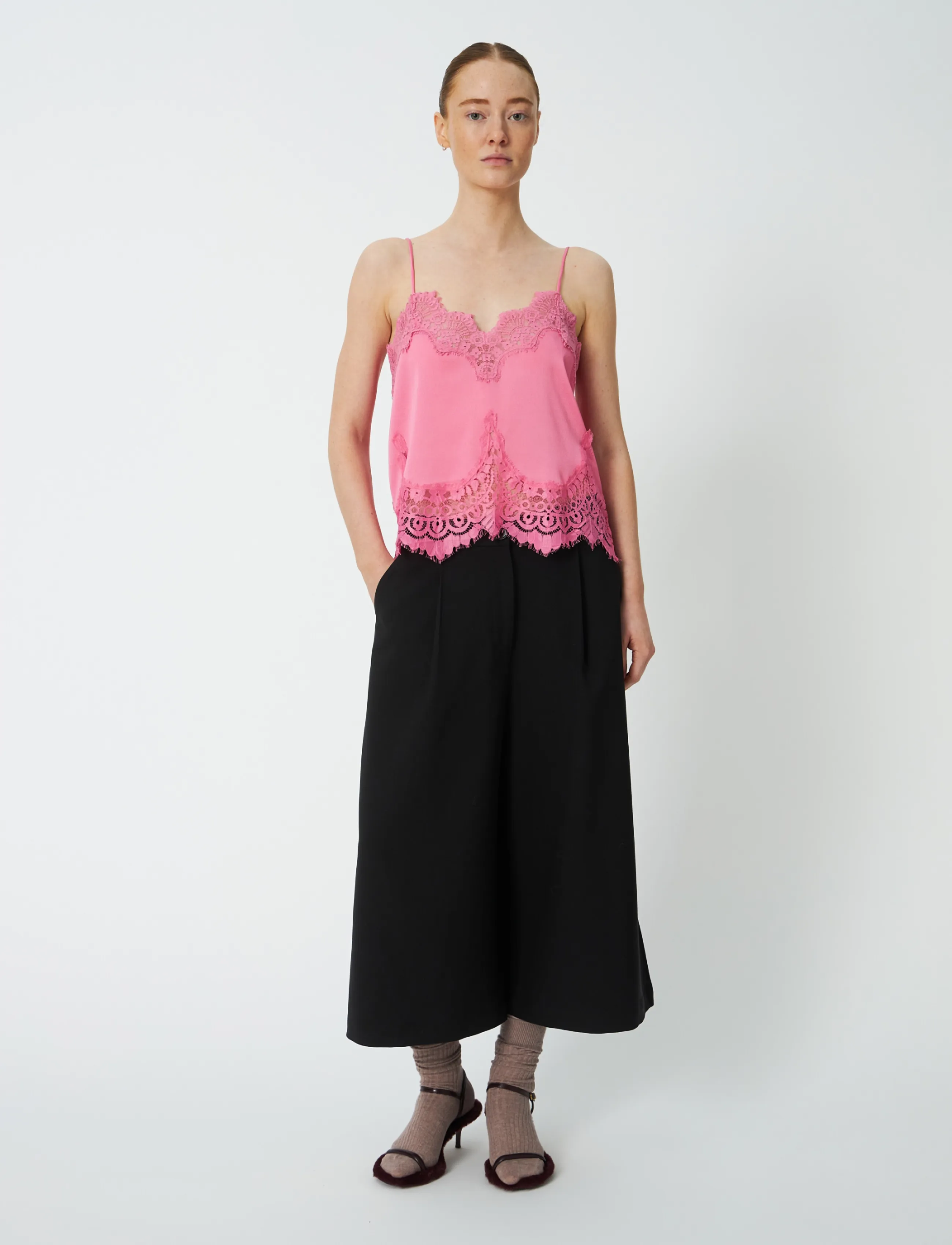 Stella Nova - Underlayer Lace top - bralette - amazing pink - 0