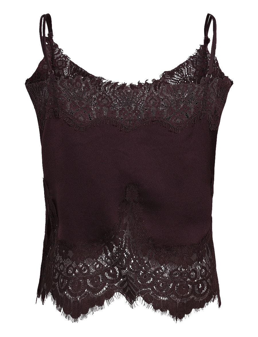 Stella Nova - Underlayer Lace top - bralette - dark brown - 2