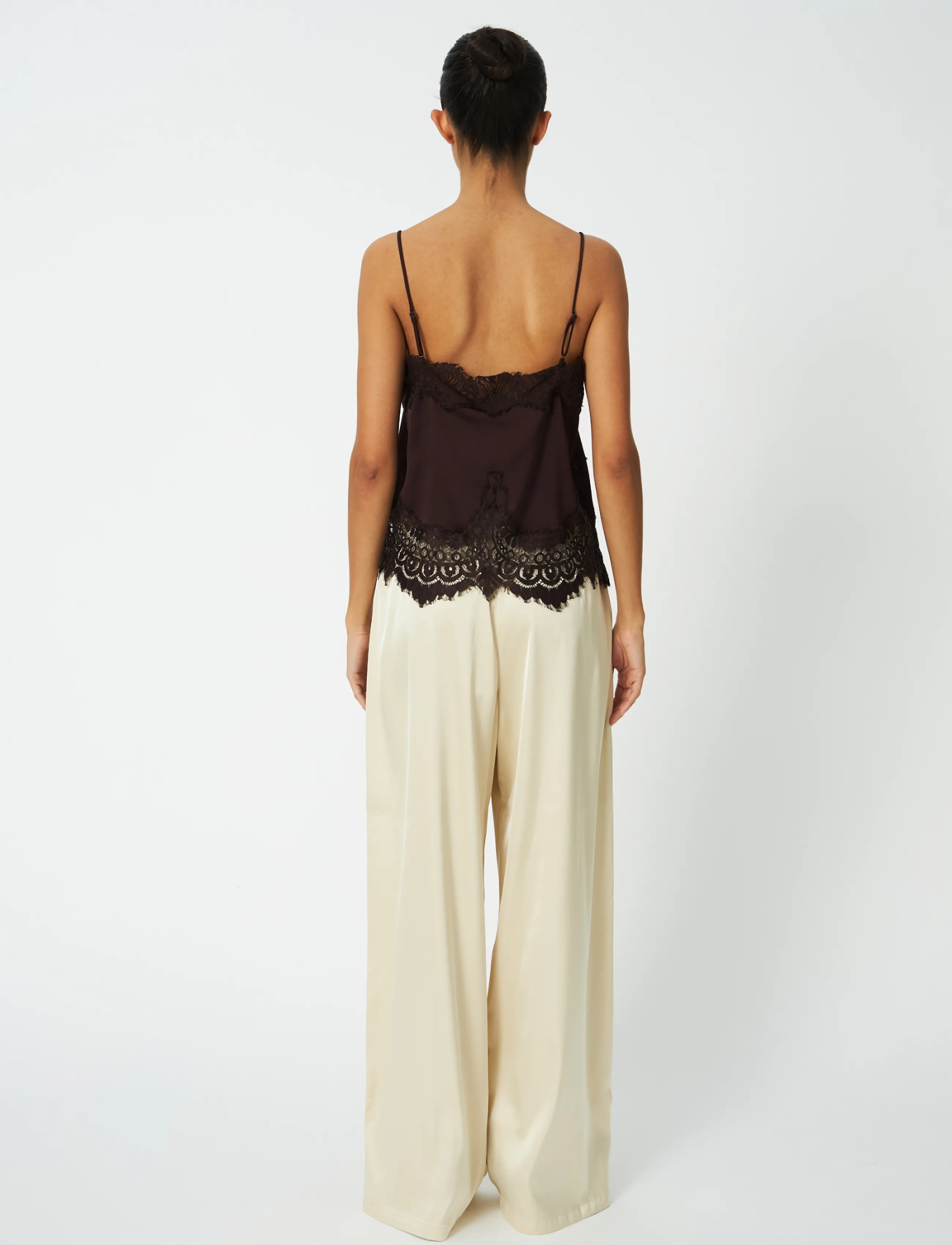 Stella Nova - Underlayer Lace top - bralette - dark brown - 3