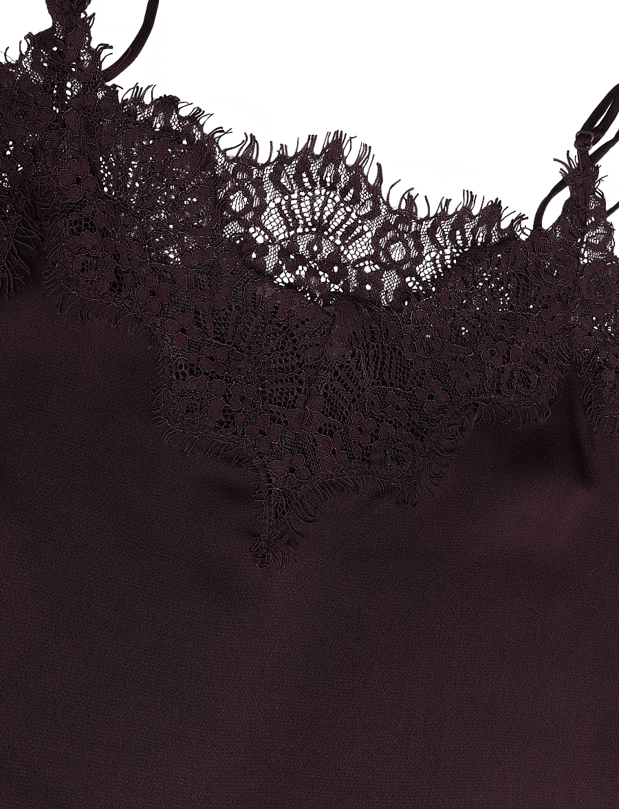Stella Nova - Underlayer Lace Dress - besondere anlässe - dark brown - 4