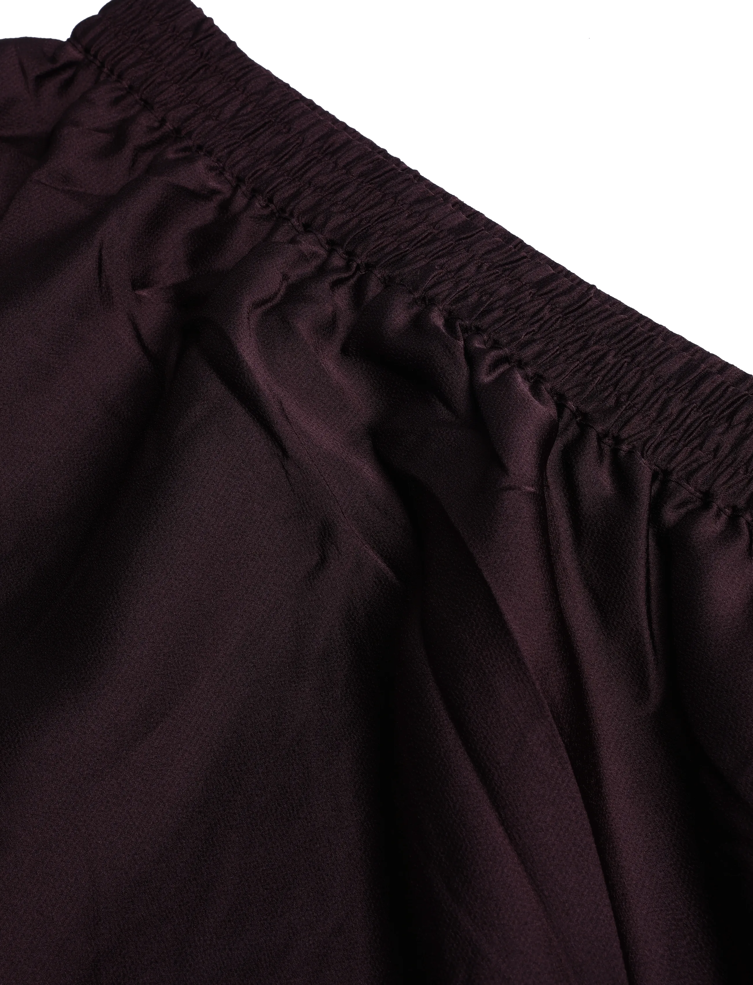 Stella Nova - Asymetric Lace Trimmed Skirt - midi-röcke - dark brown - 4