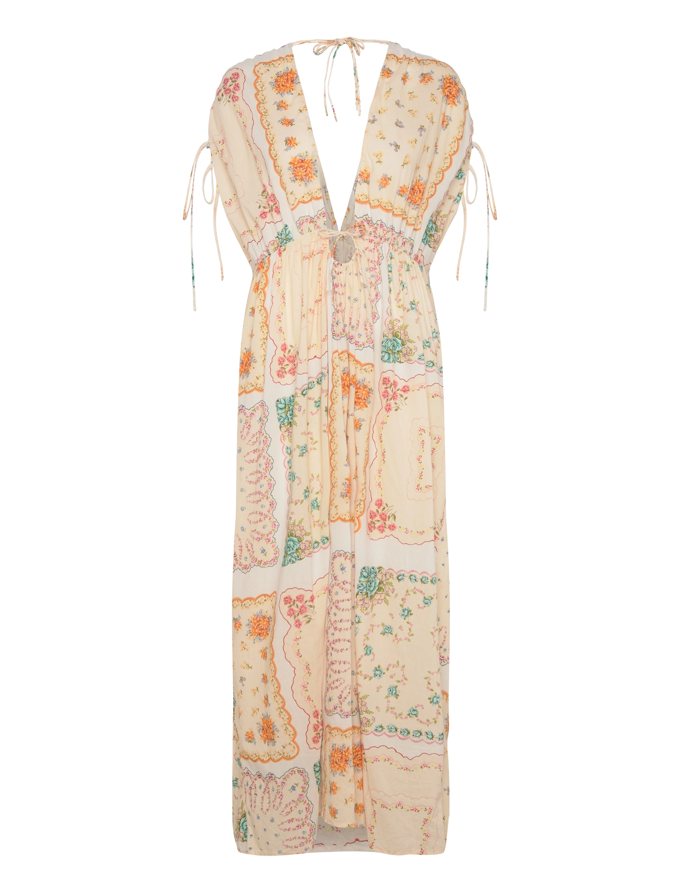 Stella Nova Cotton tissue printed maxi dress - Tøj - HANDKERCHIEF PRINT / multi