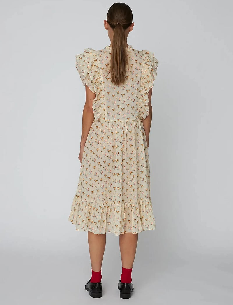 Stella Nova - Delicate Printed Cotton Dress - sommerkjoler - hearts - 3
