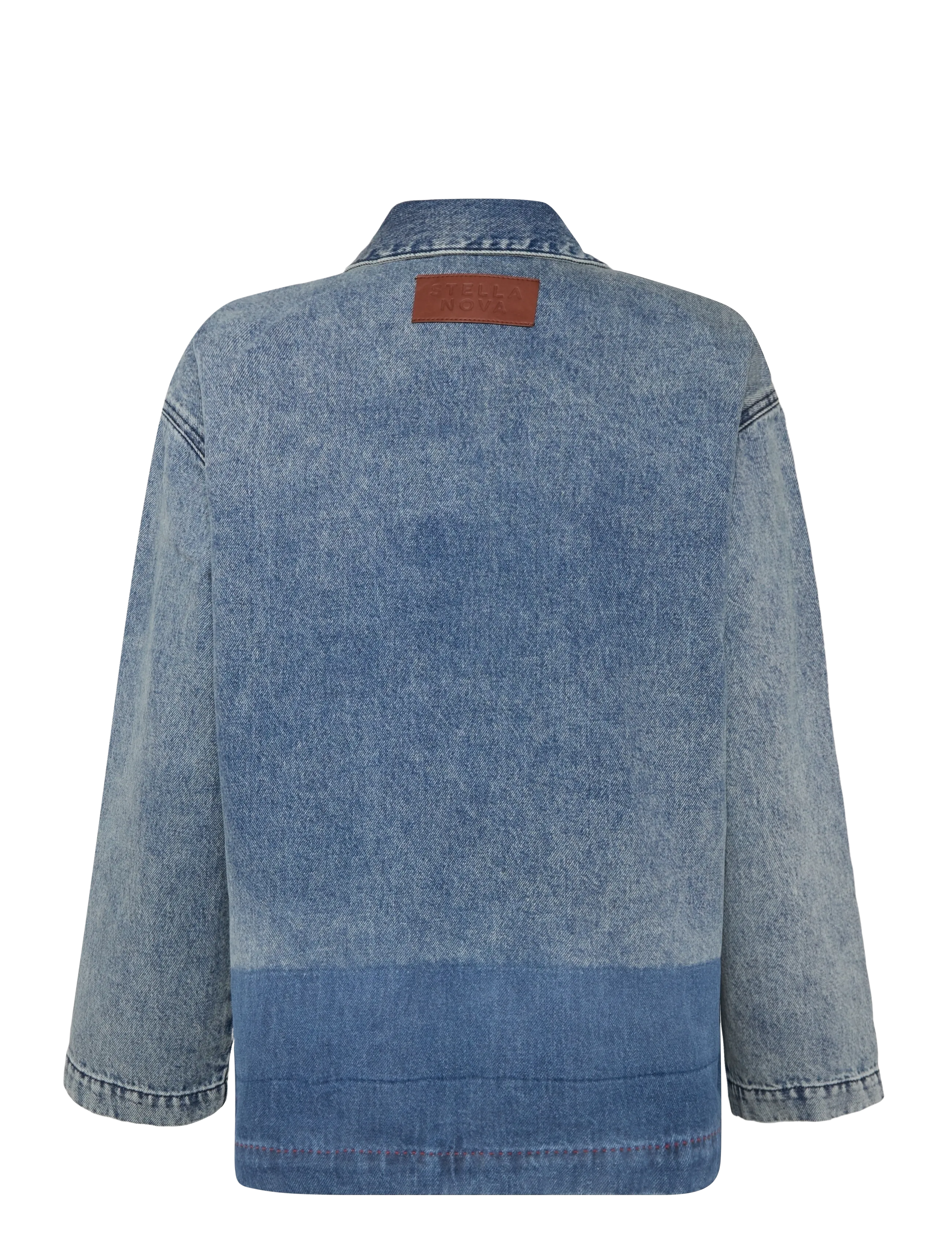 Stella Nova - Dip dye Denim Shirt - teksasärgid - denim blue - 2