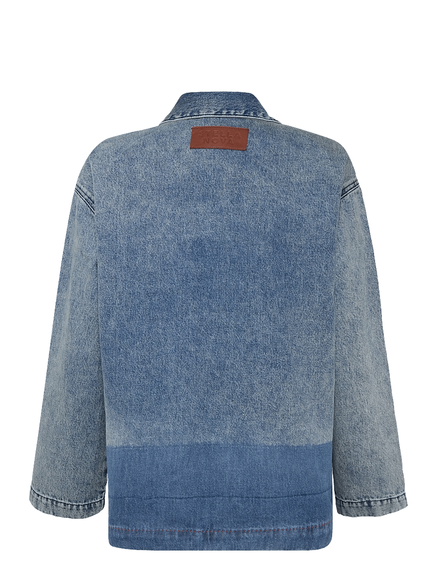 Stella Nova - Dip dye Denim Shirt - teksasärgid - denim blue - 2