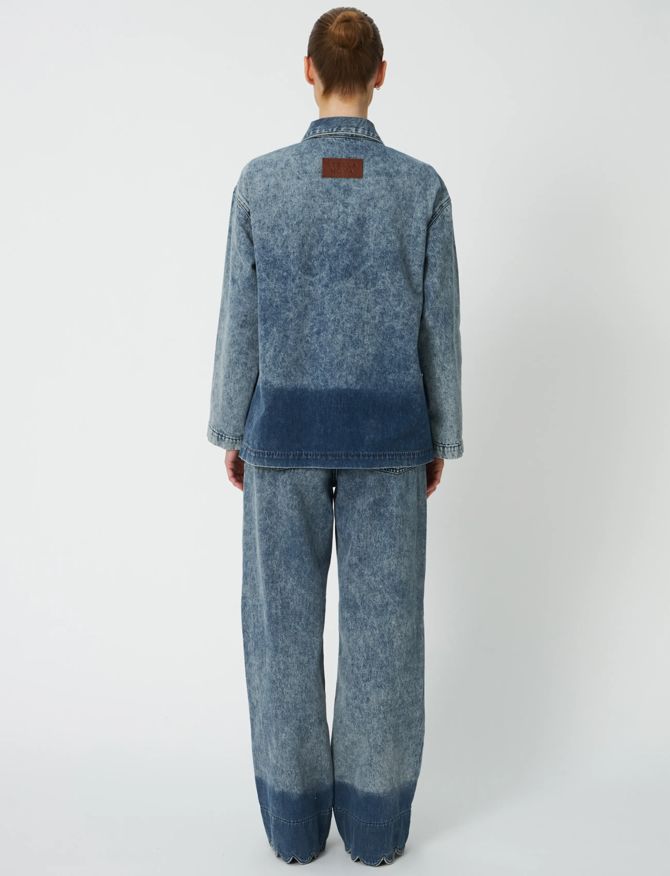 Stella Nova - Dip dye Denim Shirt - teksasärgid - denim blue - 3