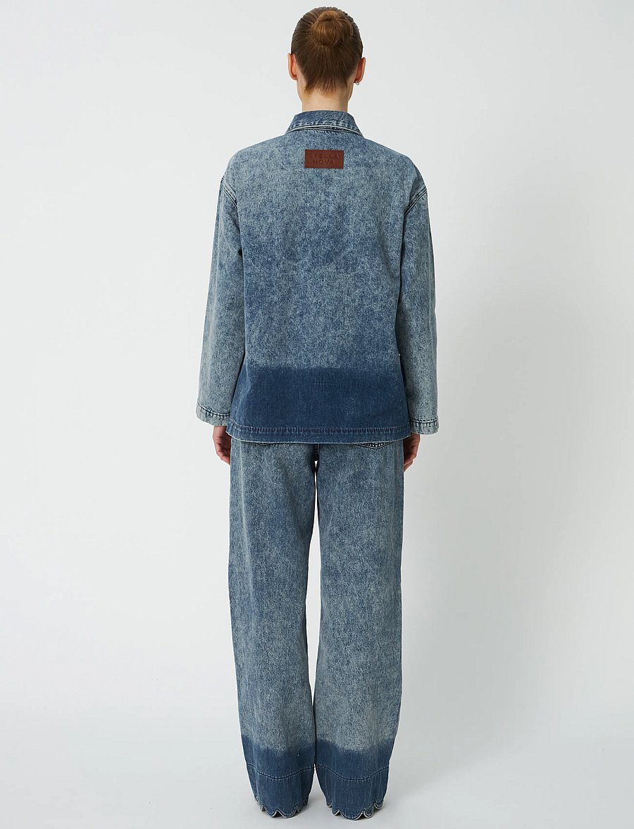 Stella Nova - Dip dye Denim Shirt - teksasärgid - denim blue - 3