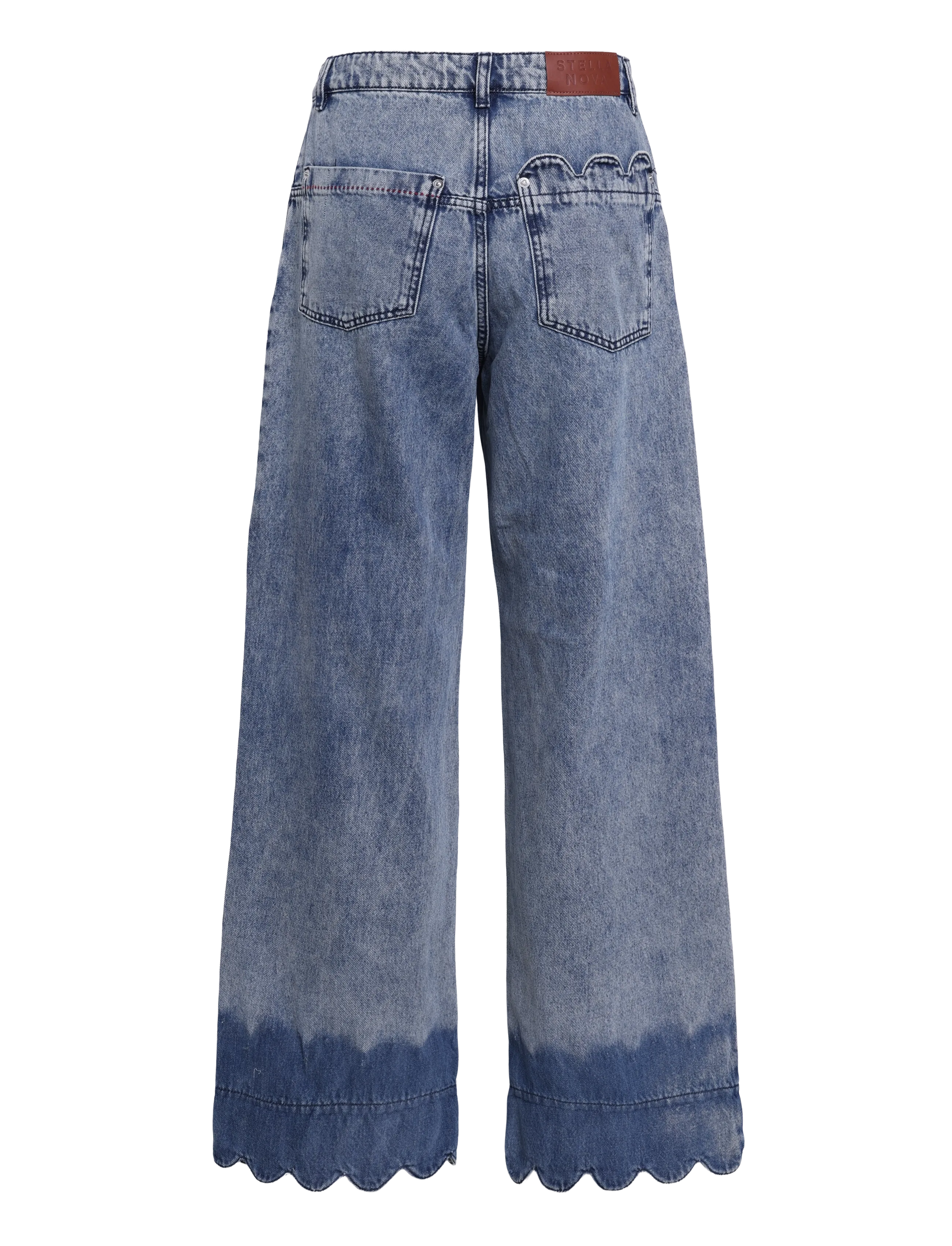 Stella Nova - Scallop Edge Pants - gerade jeans - denim blue - 2