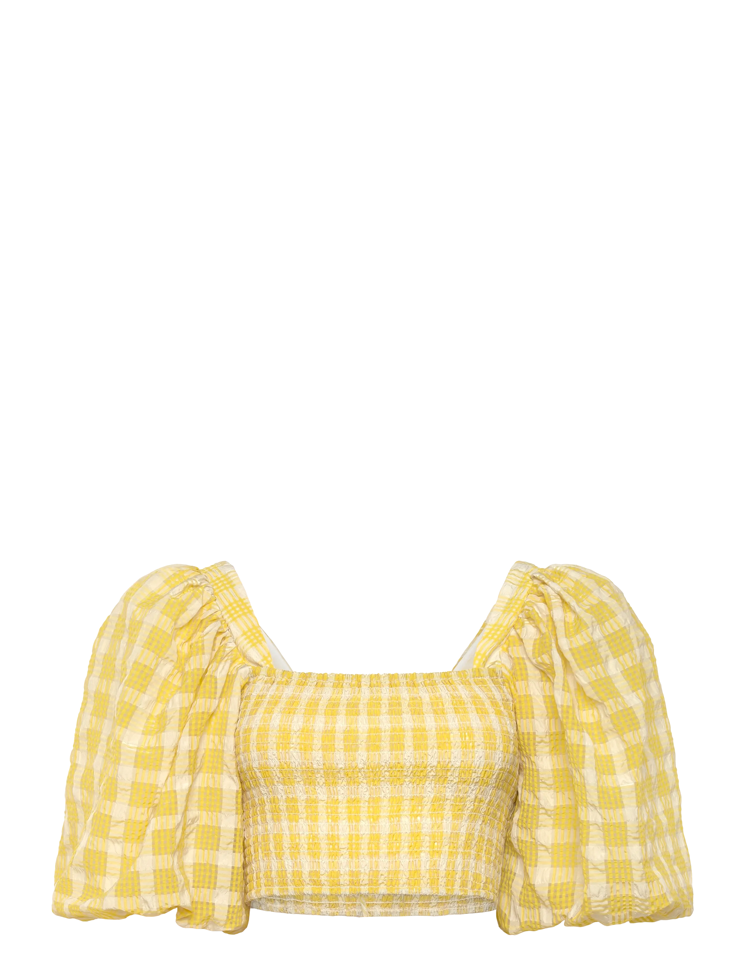 Stella Nova - Delicate Checked Maxi Dress - midi kjoler - lovely yellow - 3