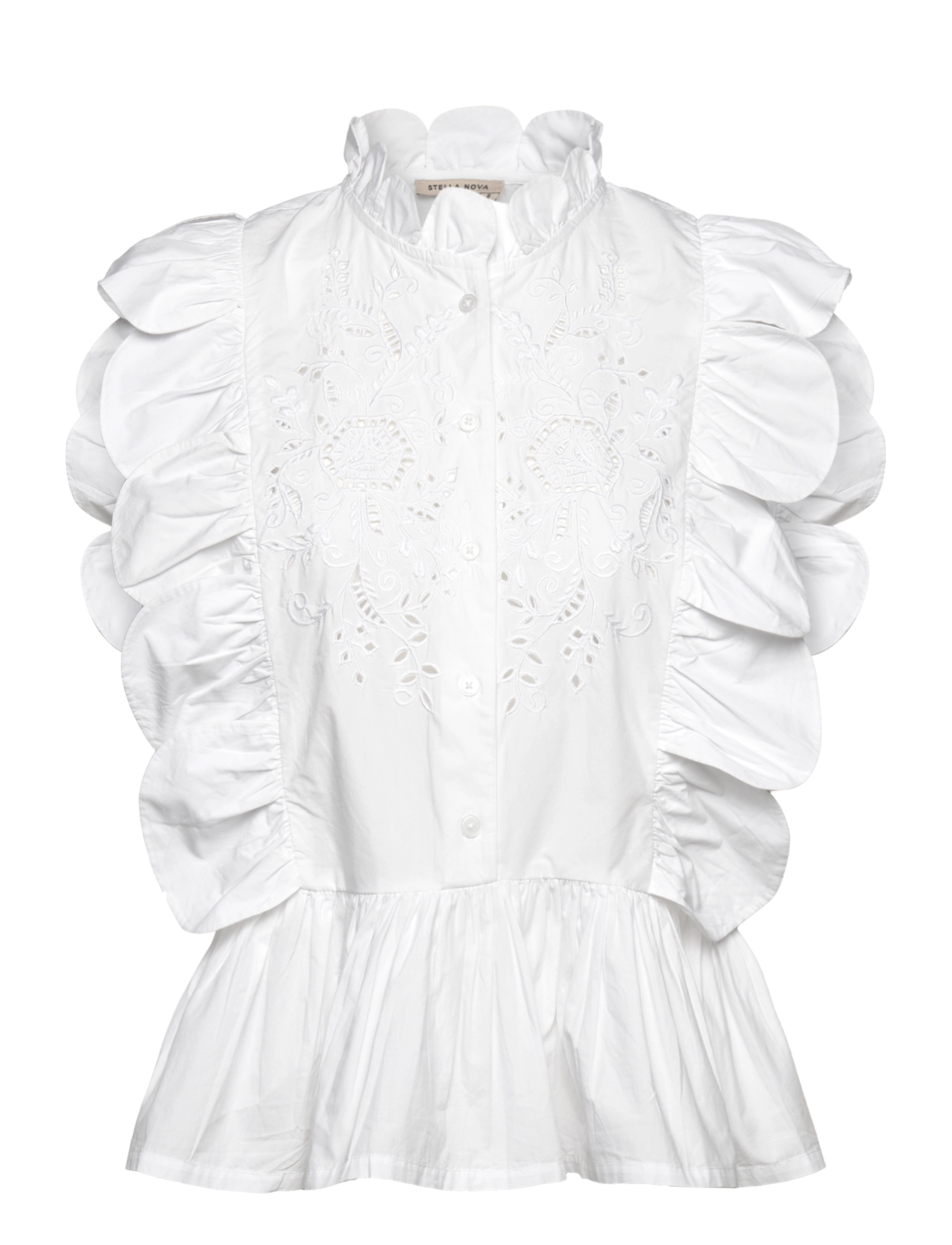 Stella Nova - Embroidery Anglaise top - white - 1