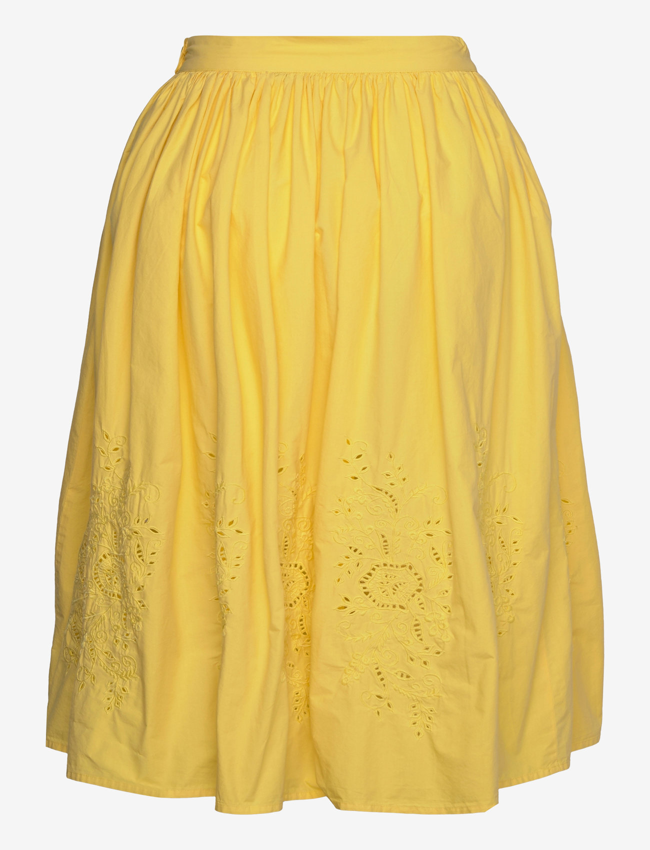 Stella Nova - Embroidery Anglaise midi skirt - white - 1