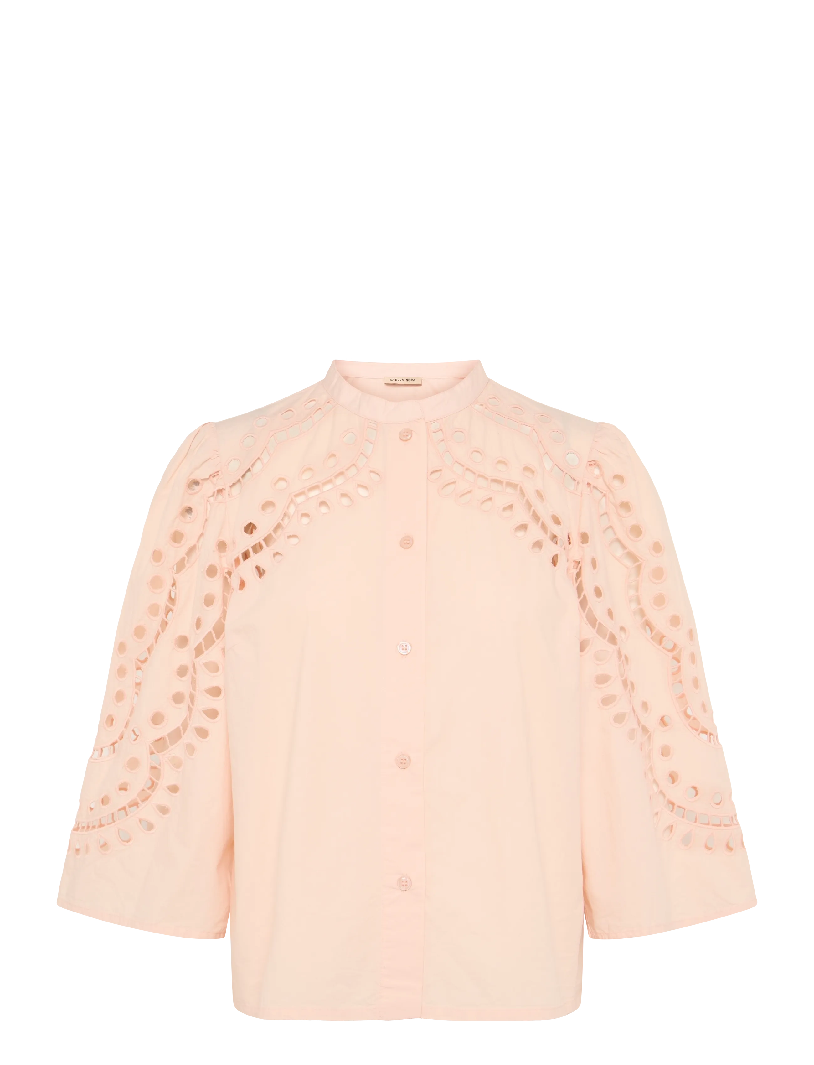 STELLA NOVA Embroidery Anglaise Shirt Pink - 36 - Damen