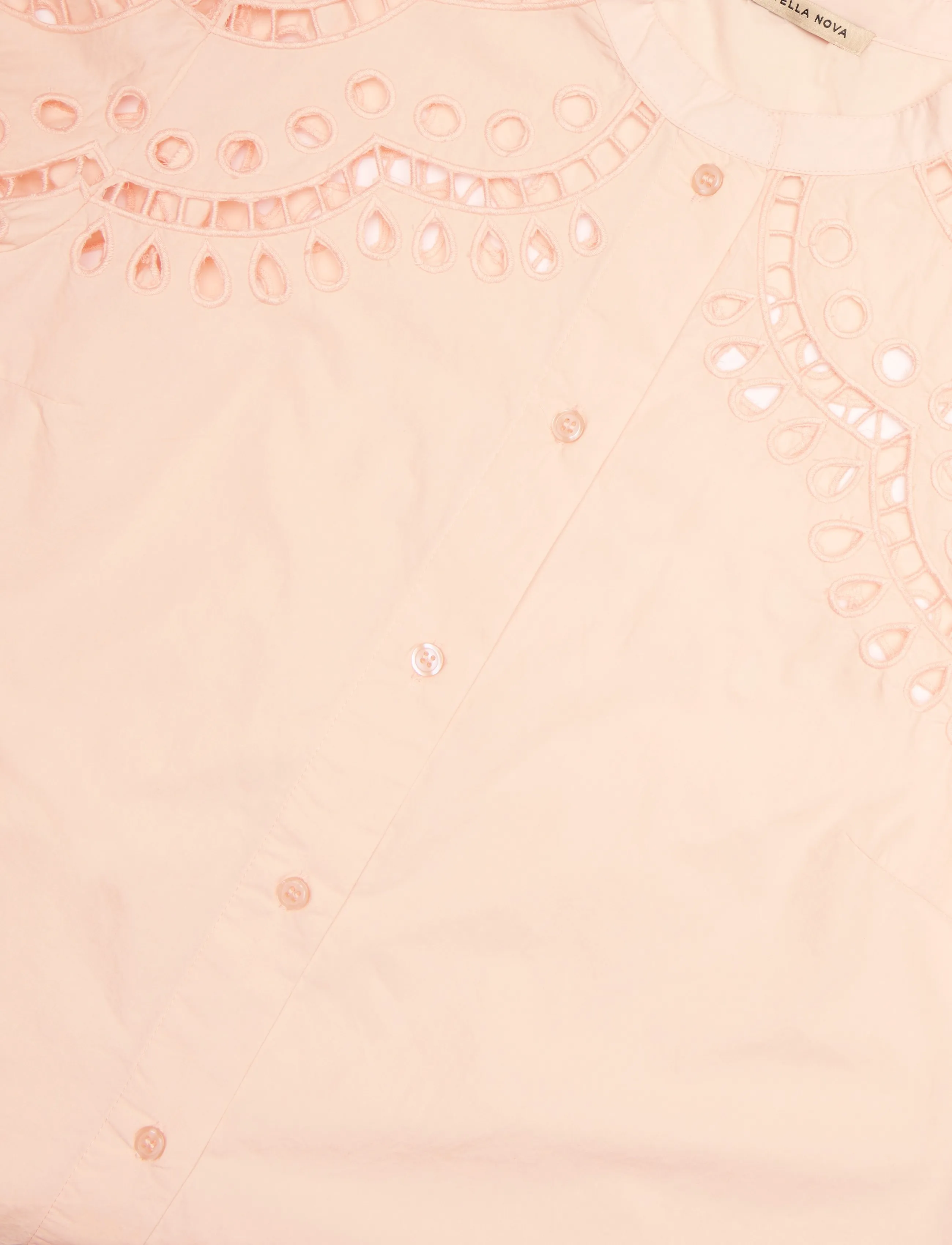 Stella Nova - Embroidery Anglaise Shirt - soft powder - 2