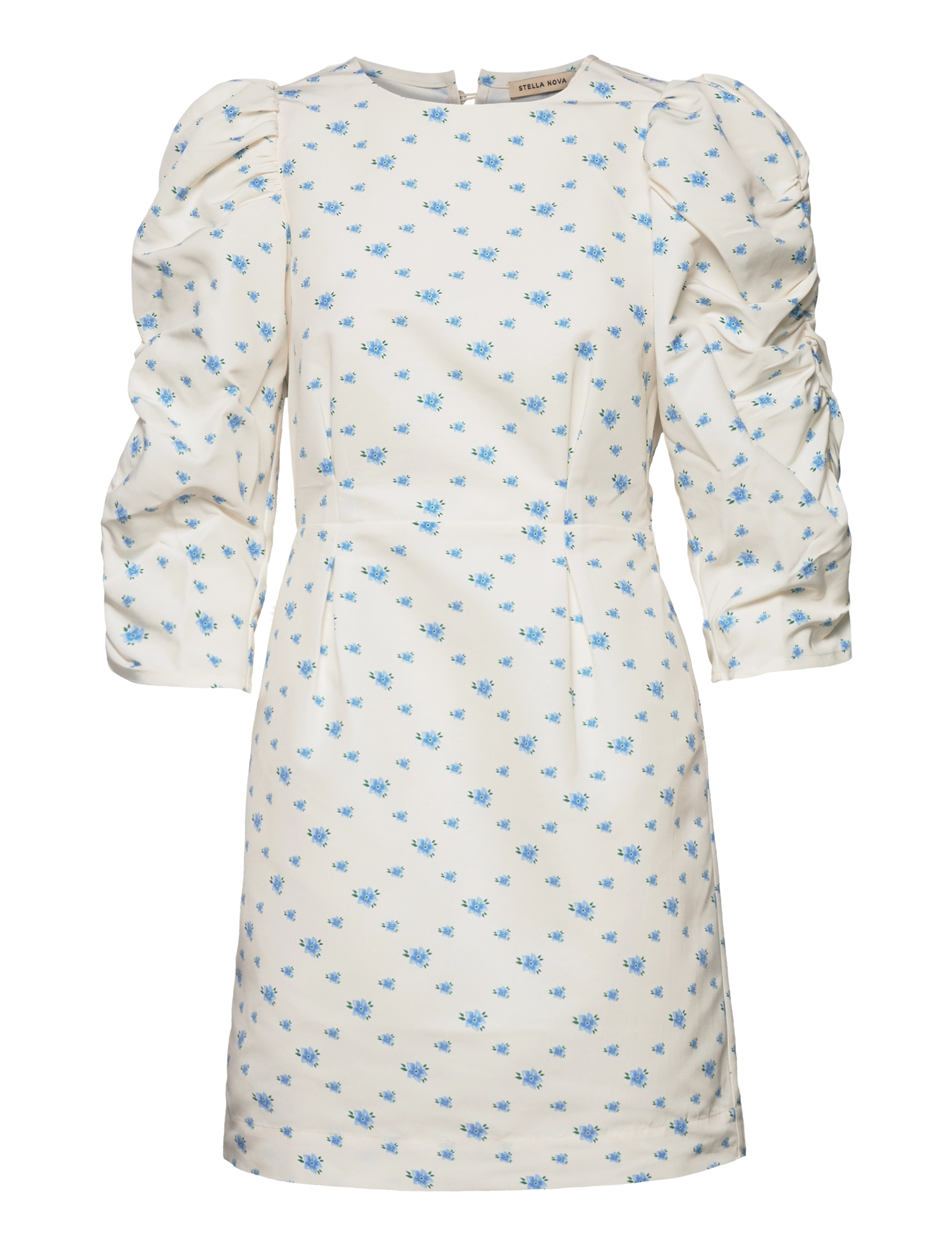 Stella Nova Lady - Kleidid - FLOWER CHECKS / white