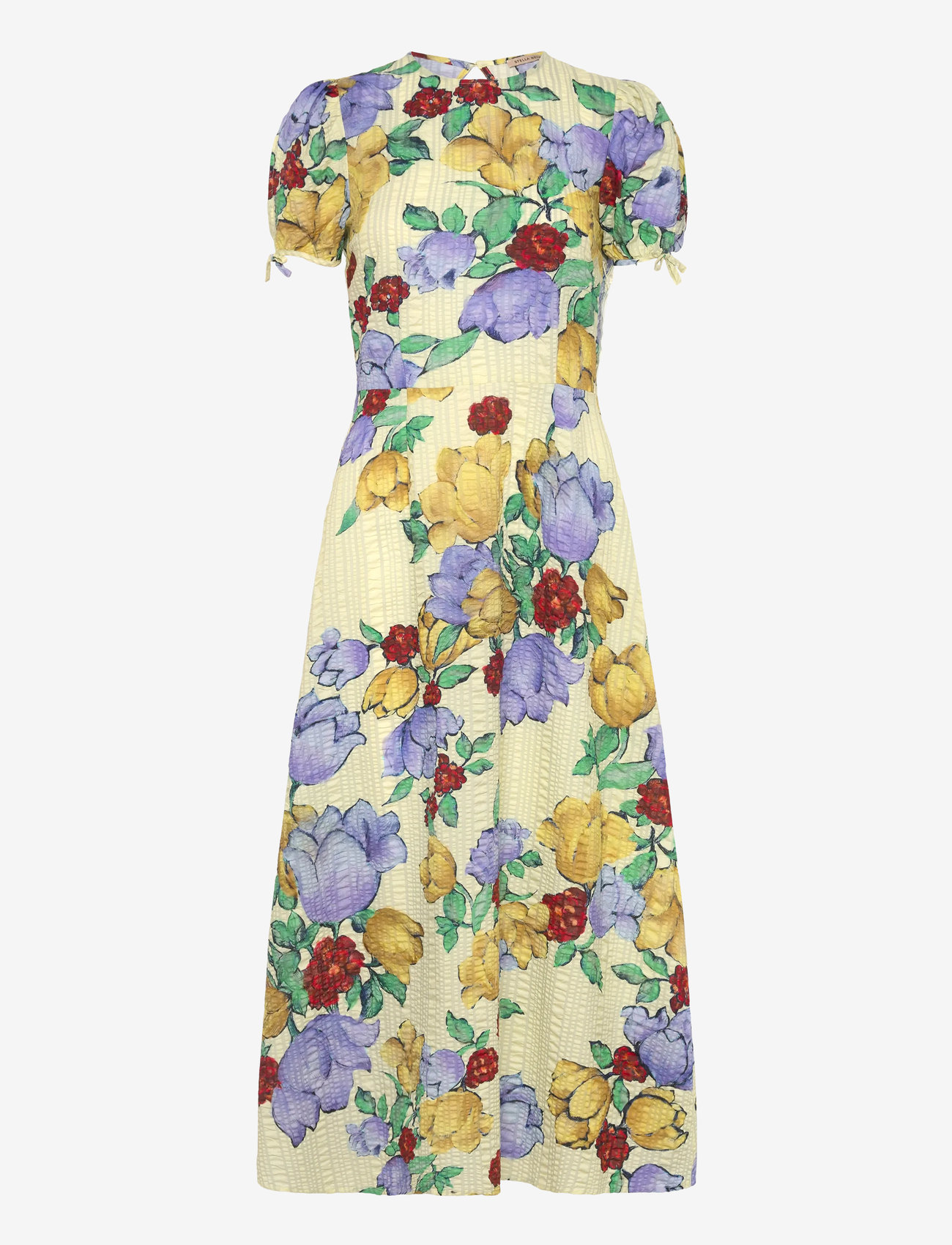 Stella Nova - Flowered Cotton Midi Dress - sommarklänningar - wild flowers - 1