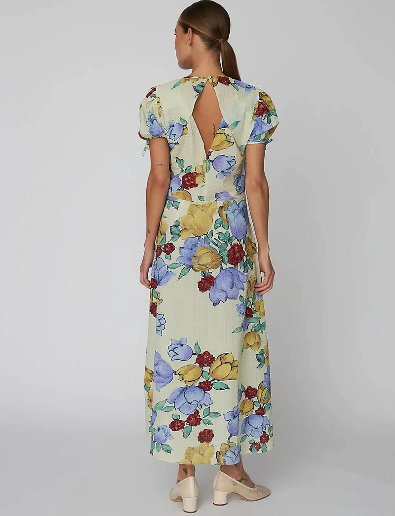 Stella Nova - Flowered Cotton Midi Dress - sommerkleider - wild flowers - 5