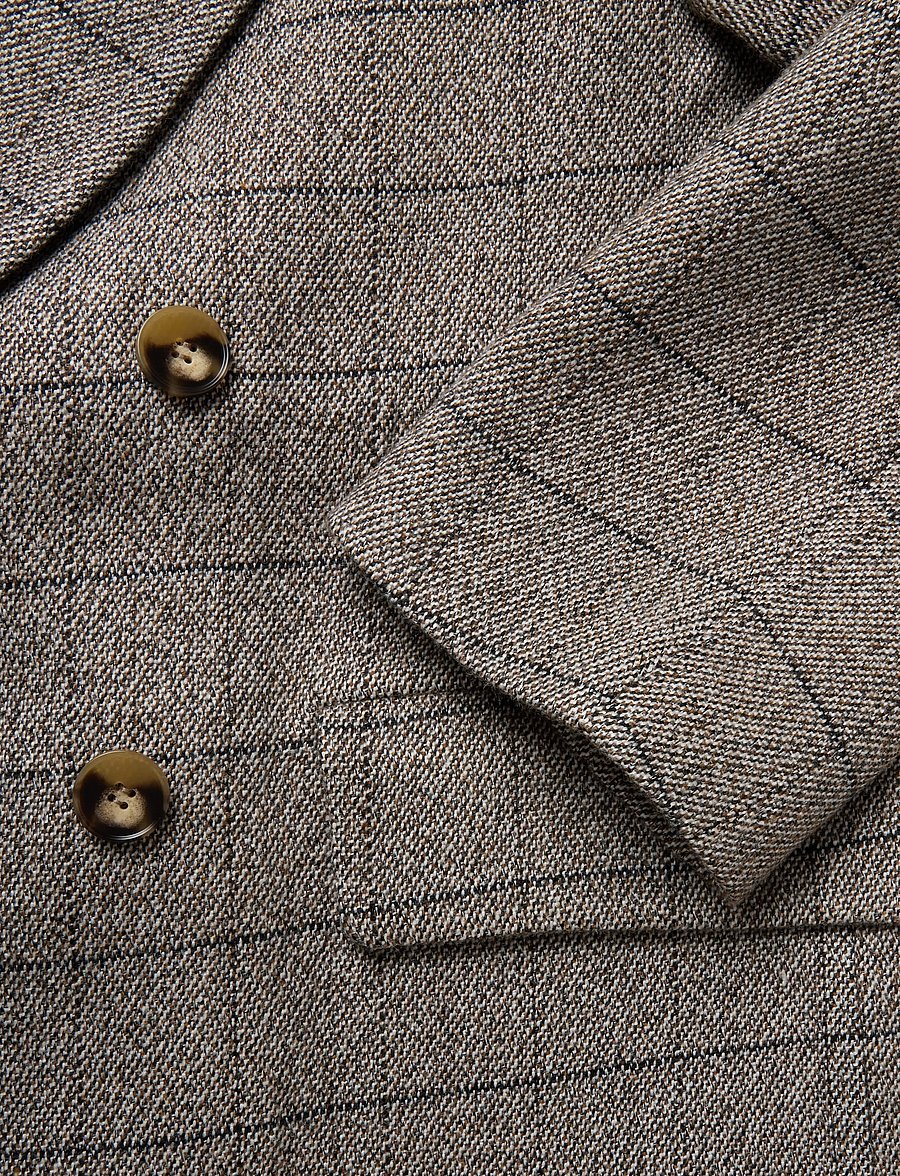 Stella Nova - Masculine Oversized Coat - warm grey mÉlange - 5