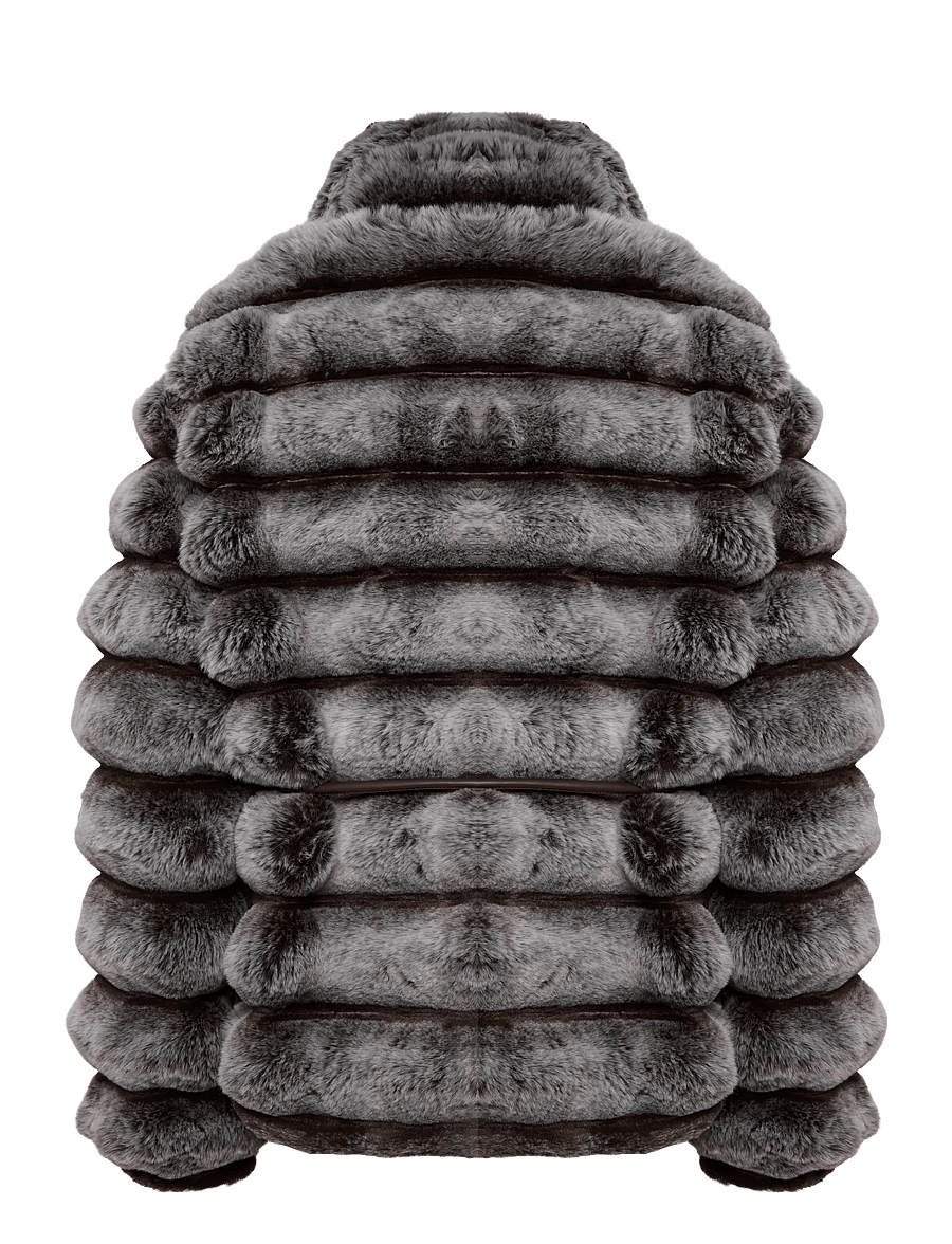 Stella Nova - Faux Fur Jacket - kunstpelz - fall grey - 2