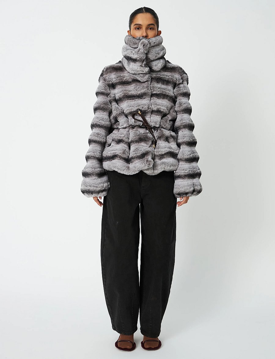 Stella Nova - Faux Fur Jacket - kunstpelz - fall grey - 3