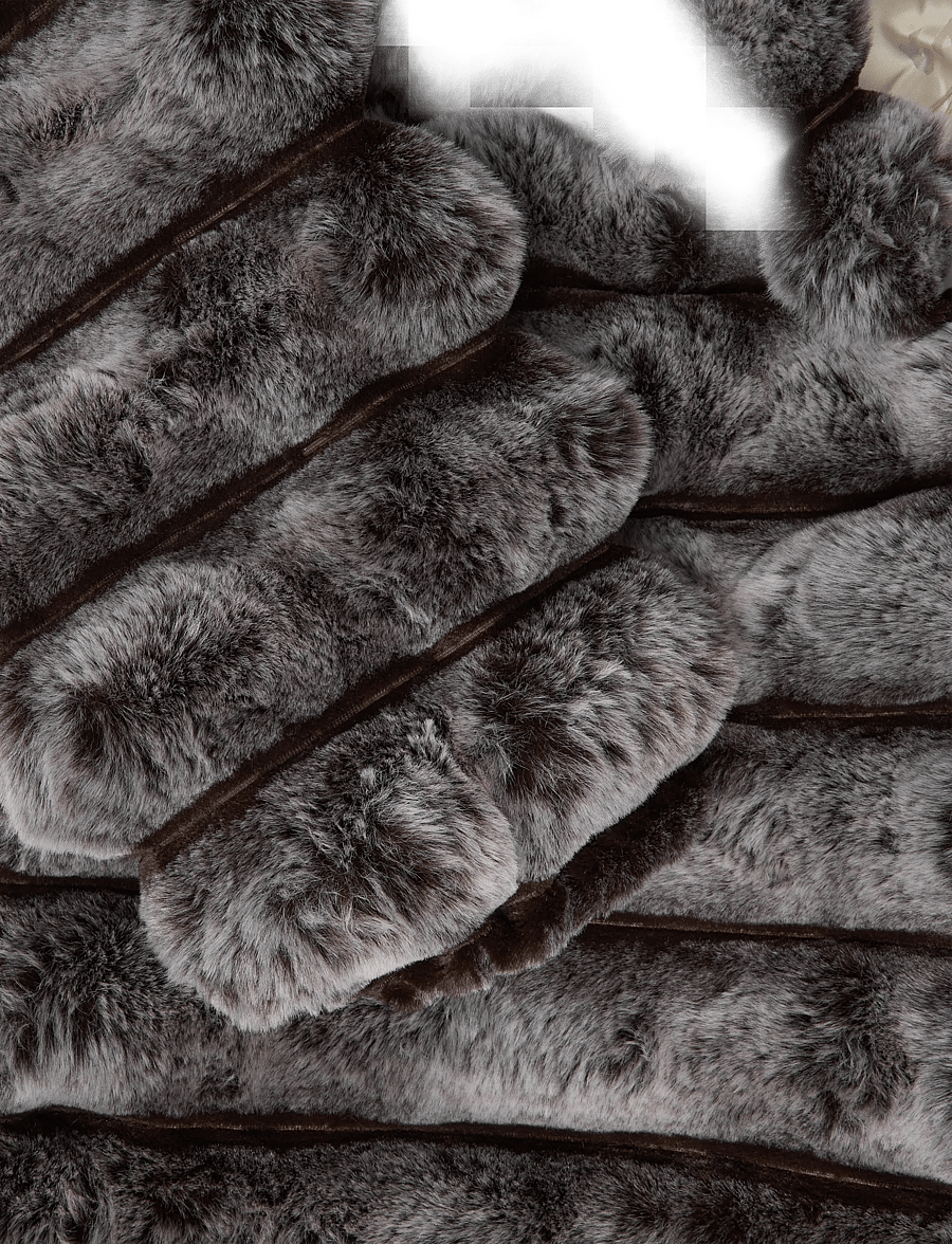 Stella Nova - Faux Fur Jacket - kunstpelz - fall grey - 5