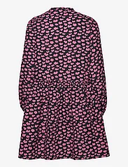 Stella Nova - Line Joe - shirt dresses - black w. pink kiss - 1