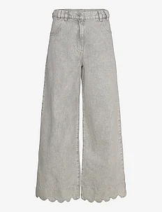 Loose fitted pant with scallop edge, Stella Nova