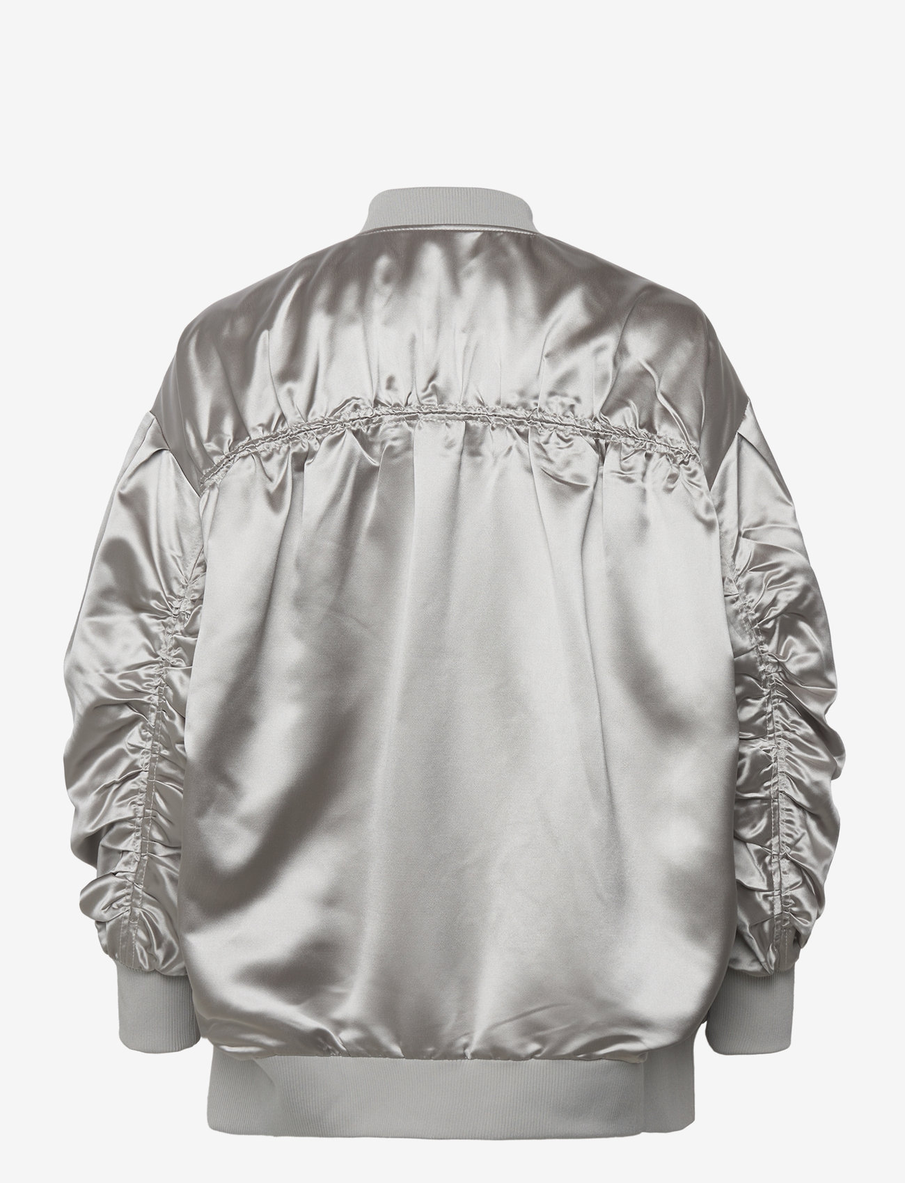 Stella Nova - Heavy shiny bomber jacket - pearl grey - 1