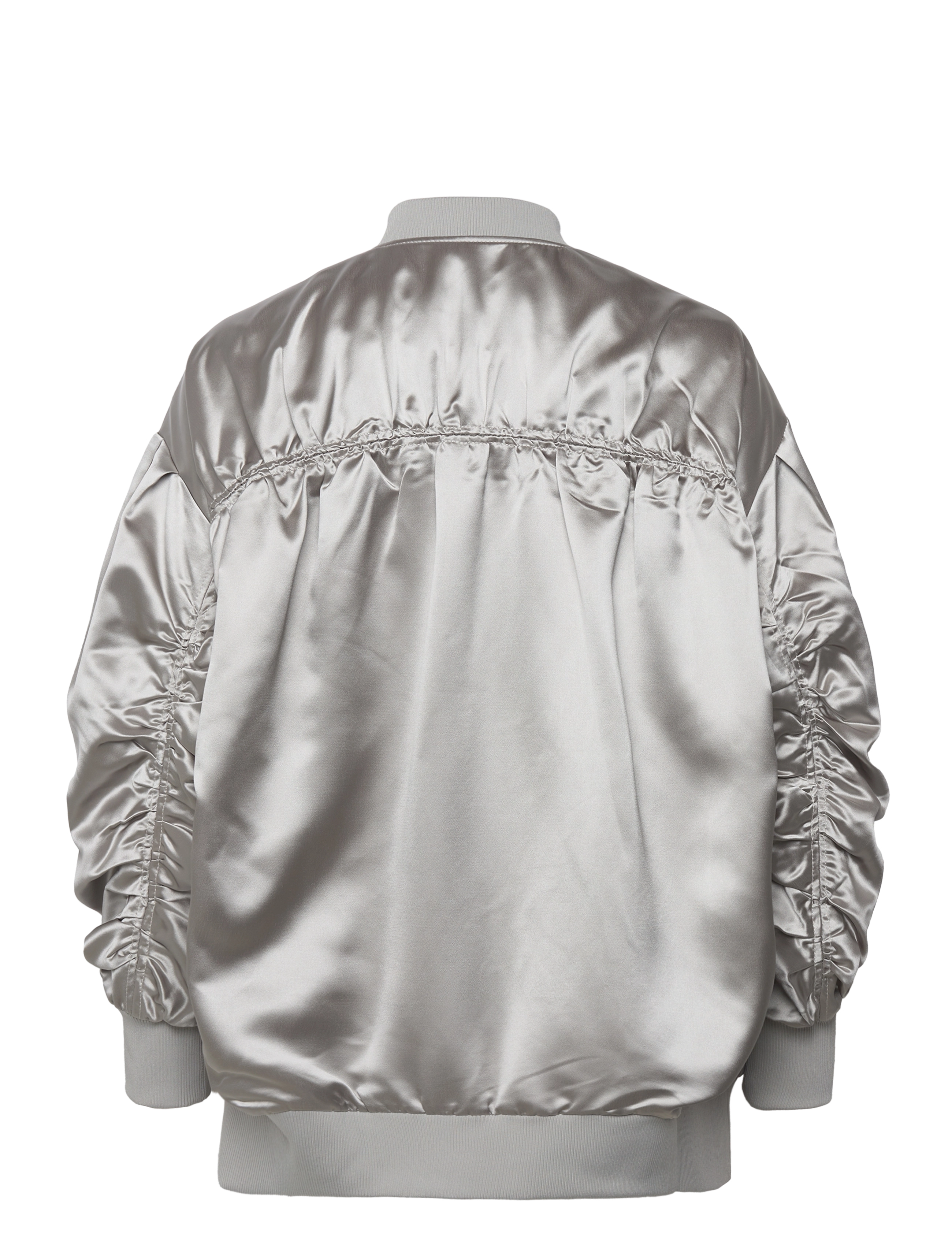 Stella Nova - Heavy shiny bomber jacket - pearl grey - 1