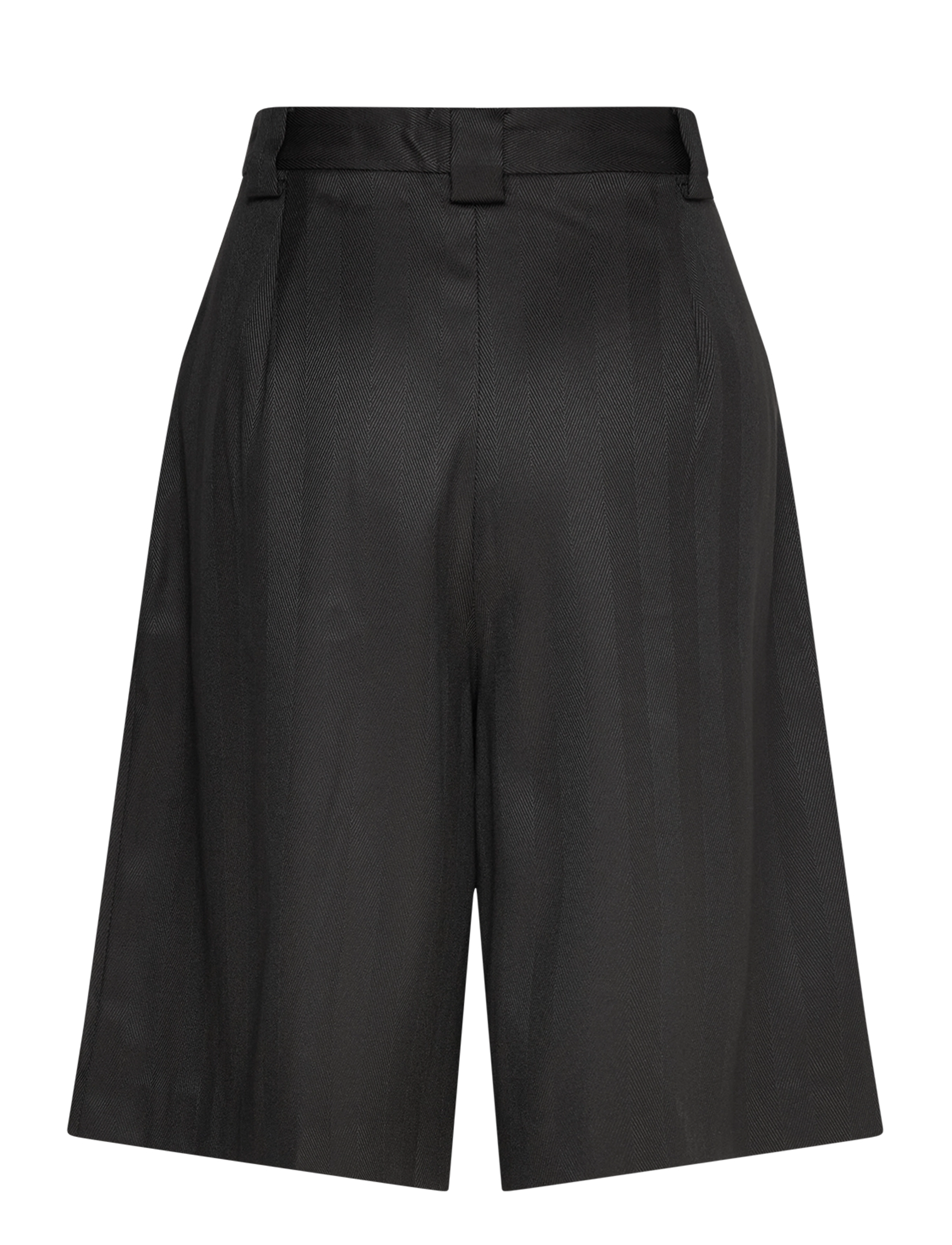 Stella Nova - Herringbone shorts - black - 1